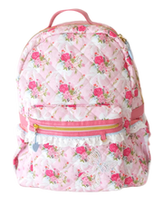 Quilted Backpack ~ Floral Finery