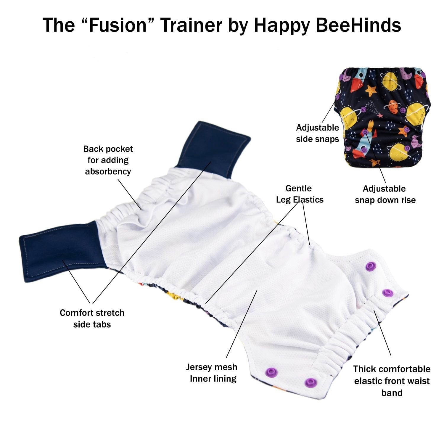 The "fusion" Trainer By Happy Beehinds - Large