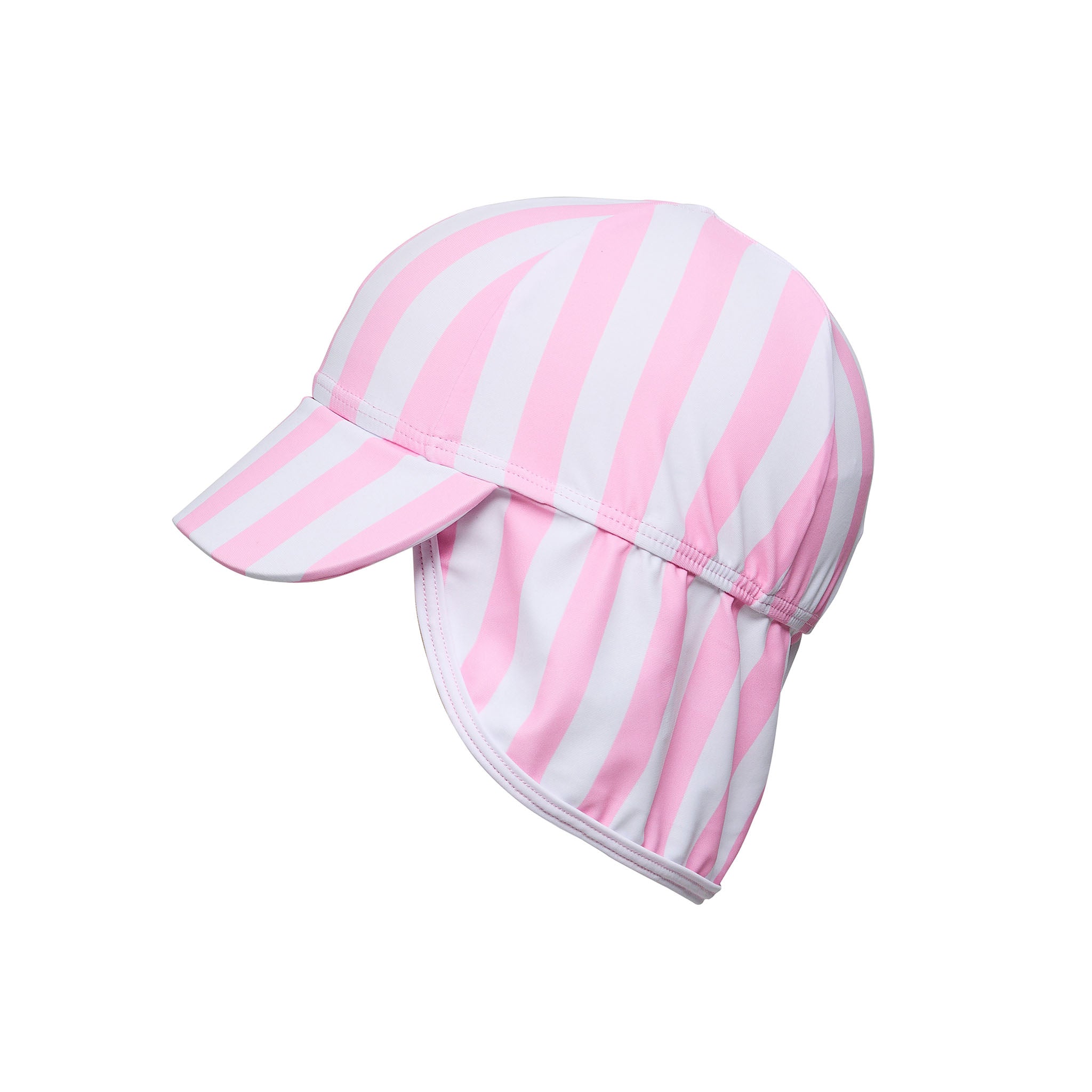 Pink Stripe Floating Flap Hat