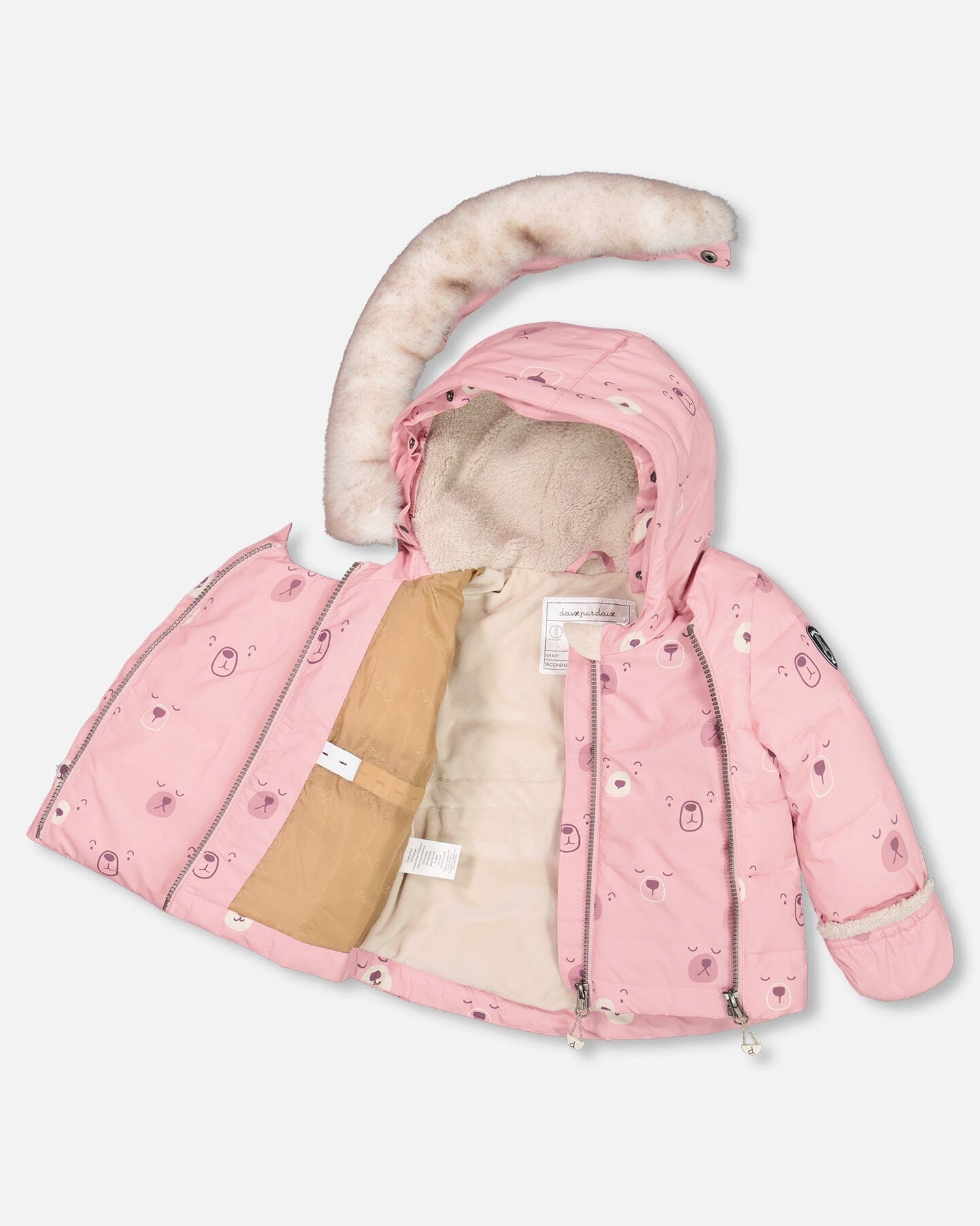 Two Piece Baby Snowsuit Orchid by Deux par Deux