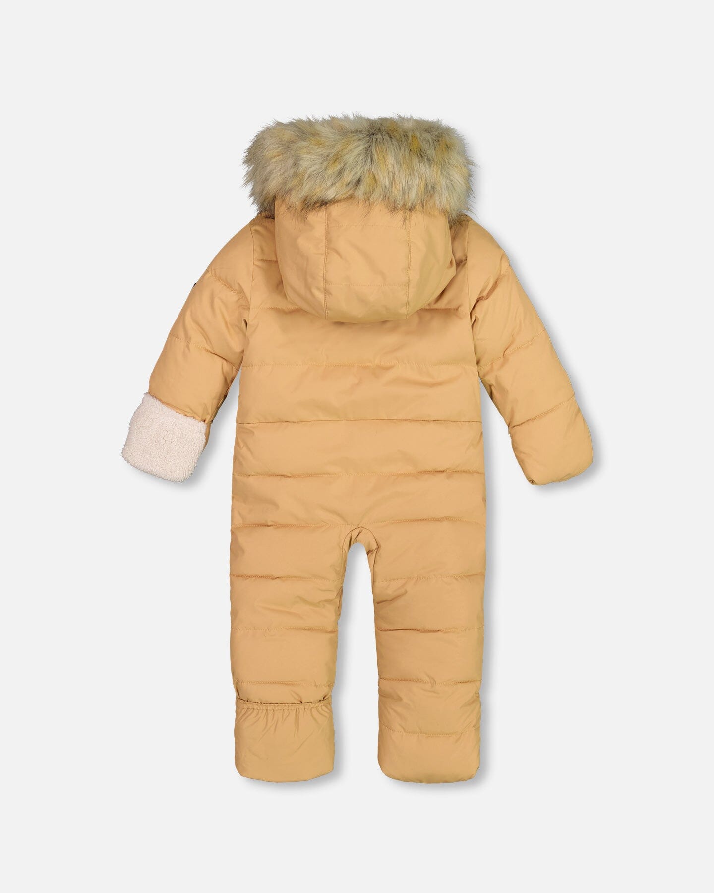 One Piece Baby Hooded Snowsuit Doe Designed For Car Seat by Deux par Deux