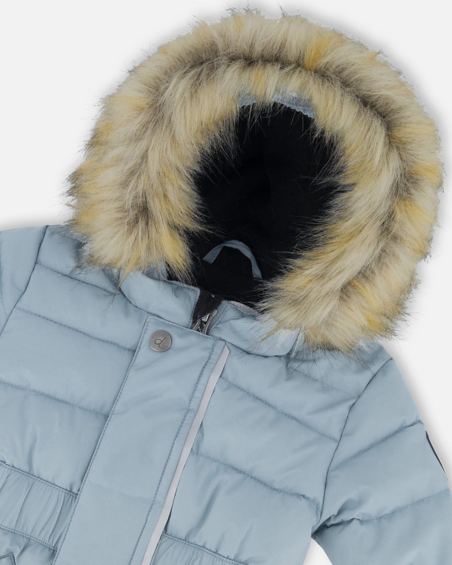 One Piece Baby Snowsuit Ash Blue by Deux par Deux