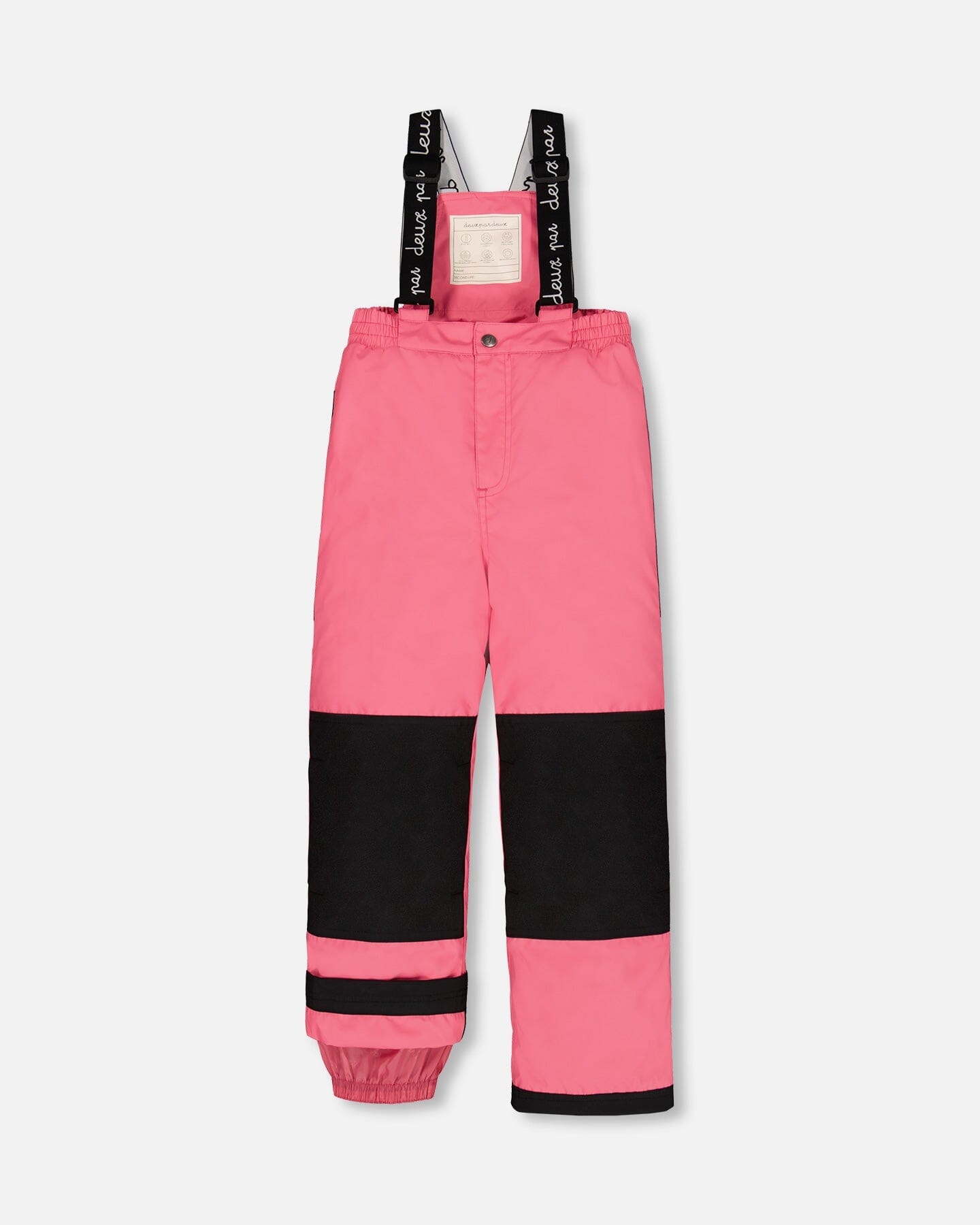 Two Piece Snowsuit Candy Pink Printed Deer by Deux par Deux