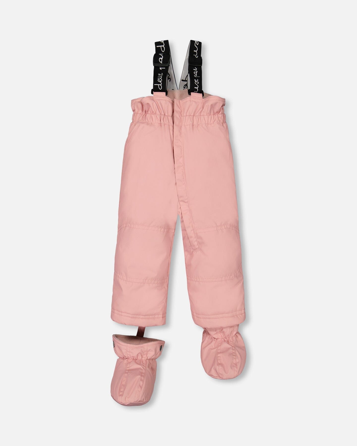 Two Piece Baby Snowsuit Silver Pink Printed Woodland Animals by Deux par Deux