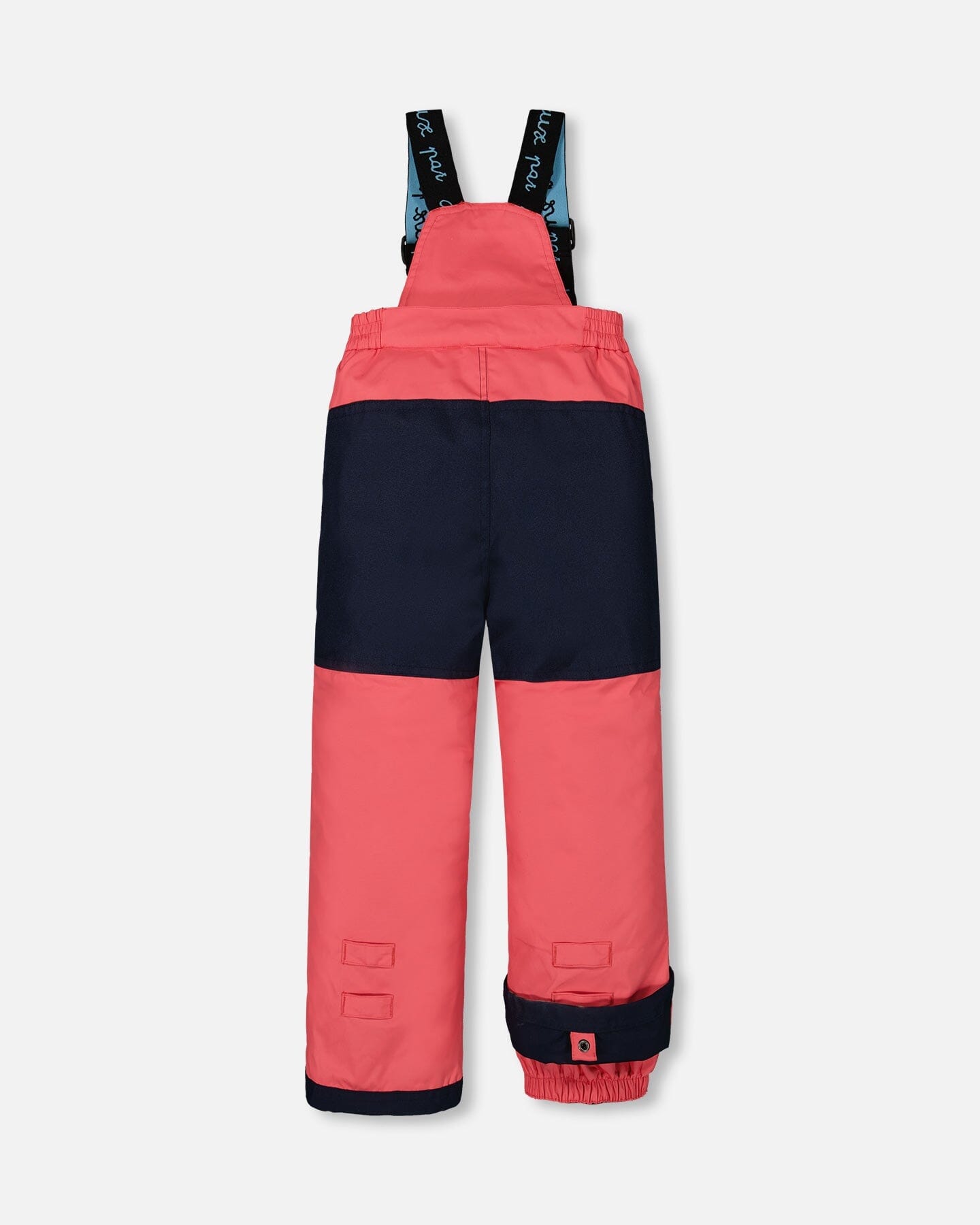 Two Piece Snowsuit Navy Printed Unicorns And Coral by Deux par Deux