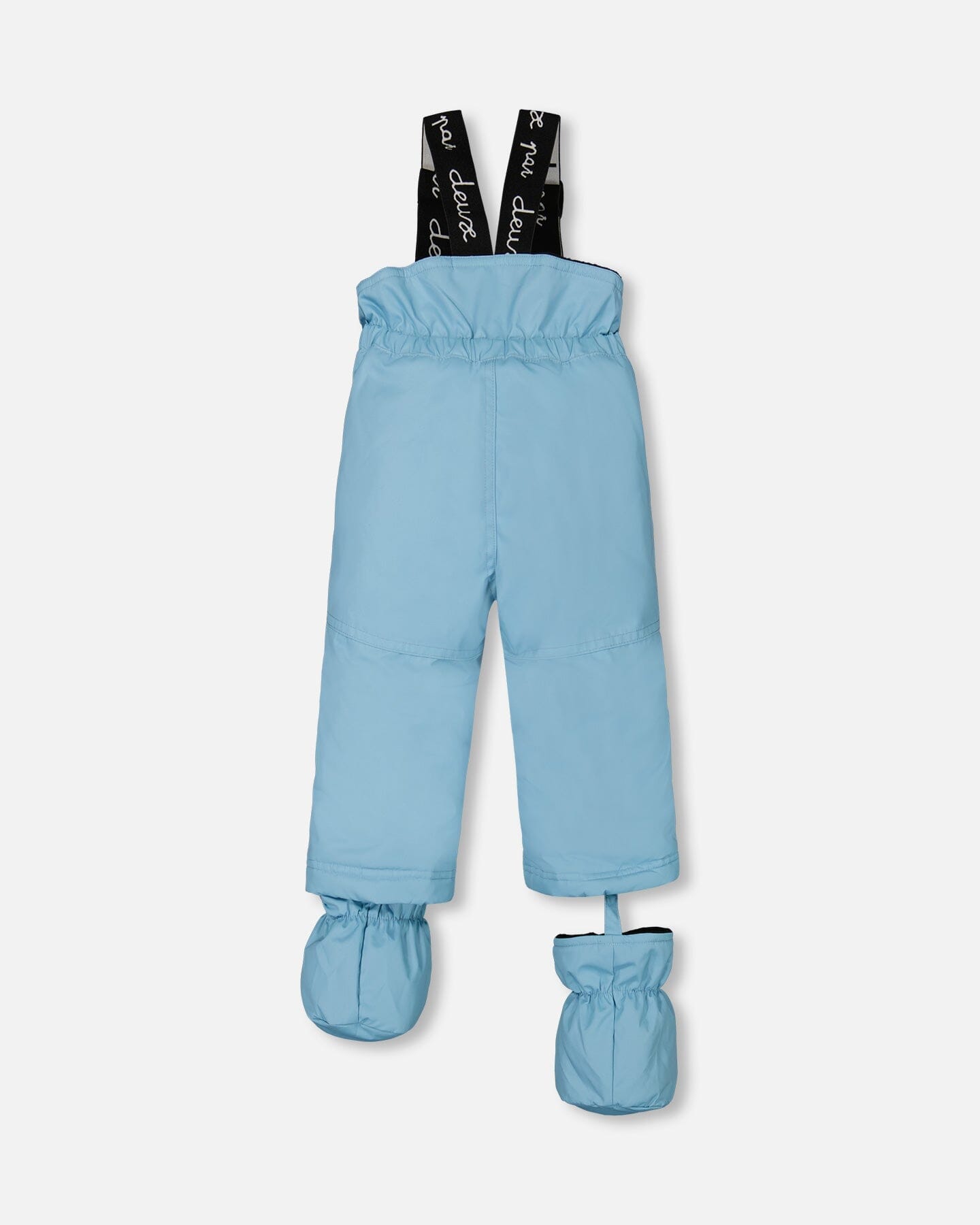 Two Piece Baby Snowsuit Air Blue Printed Roses by Deux par Deux