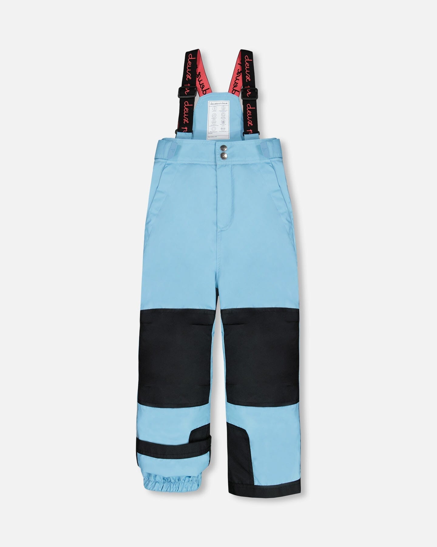 Two Piece Snowsuit Air Blue Printed Marble by Deux par Deux