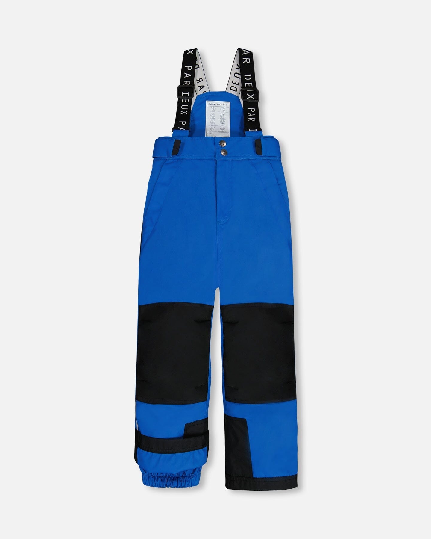 Two Piece Snowsuit Printed Bears And Royal Blue by Deux par Deux