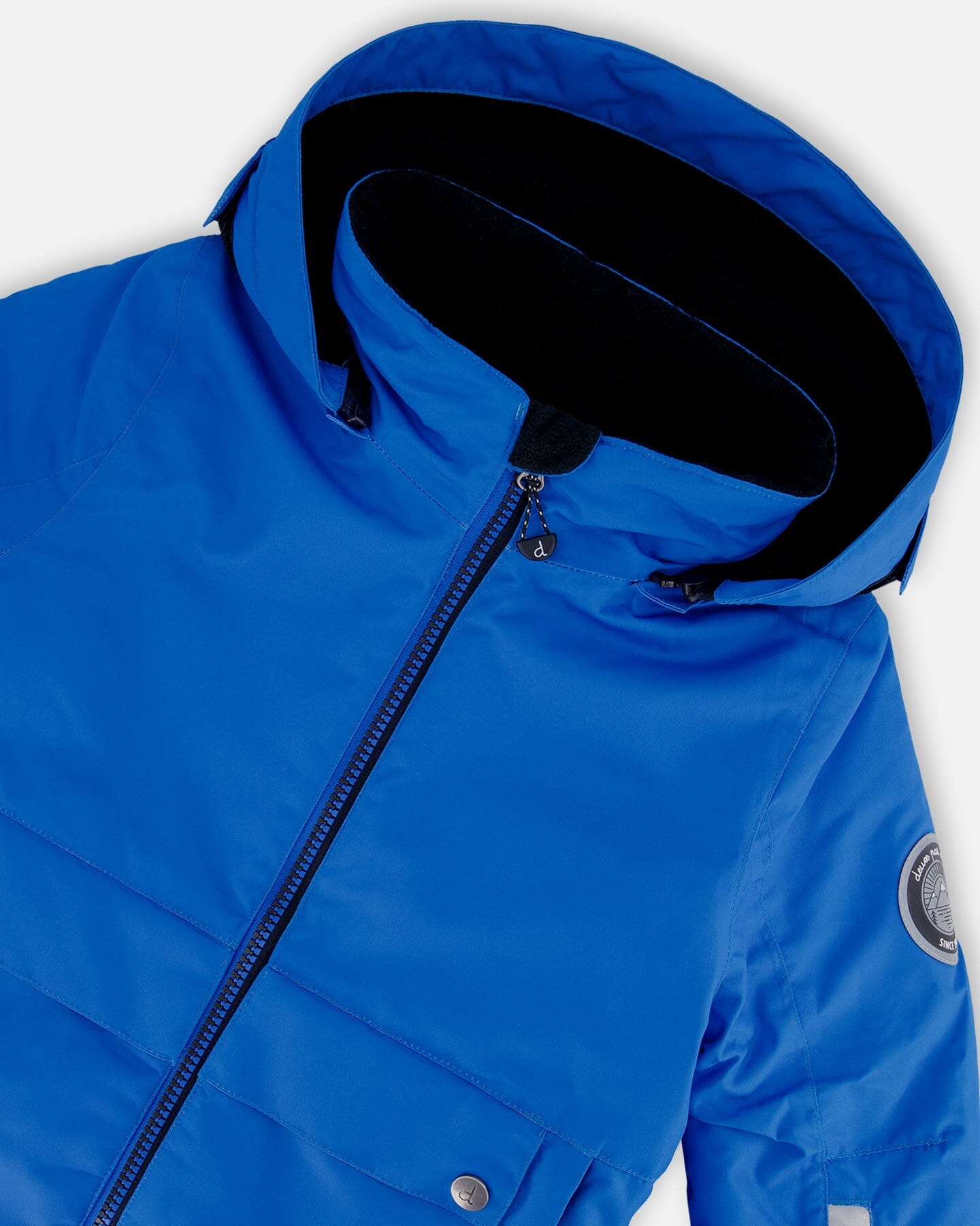 Two Piece Snowsuit Royal Blue And Black by Deux par Deux