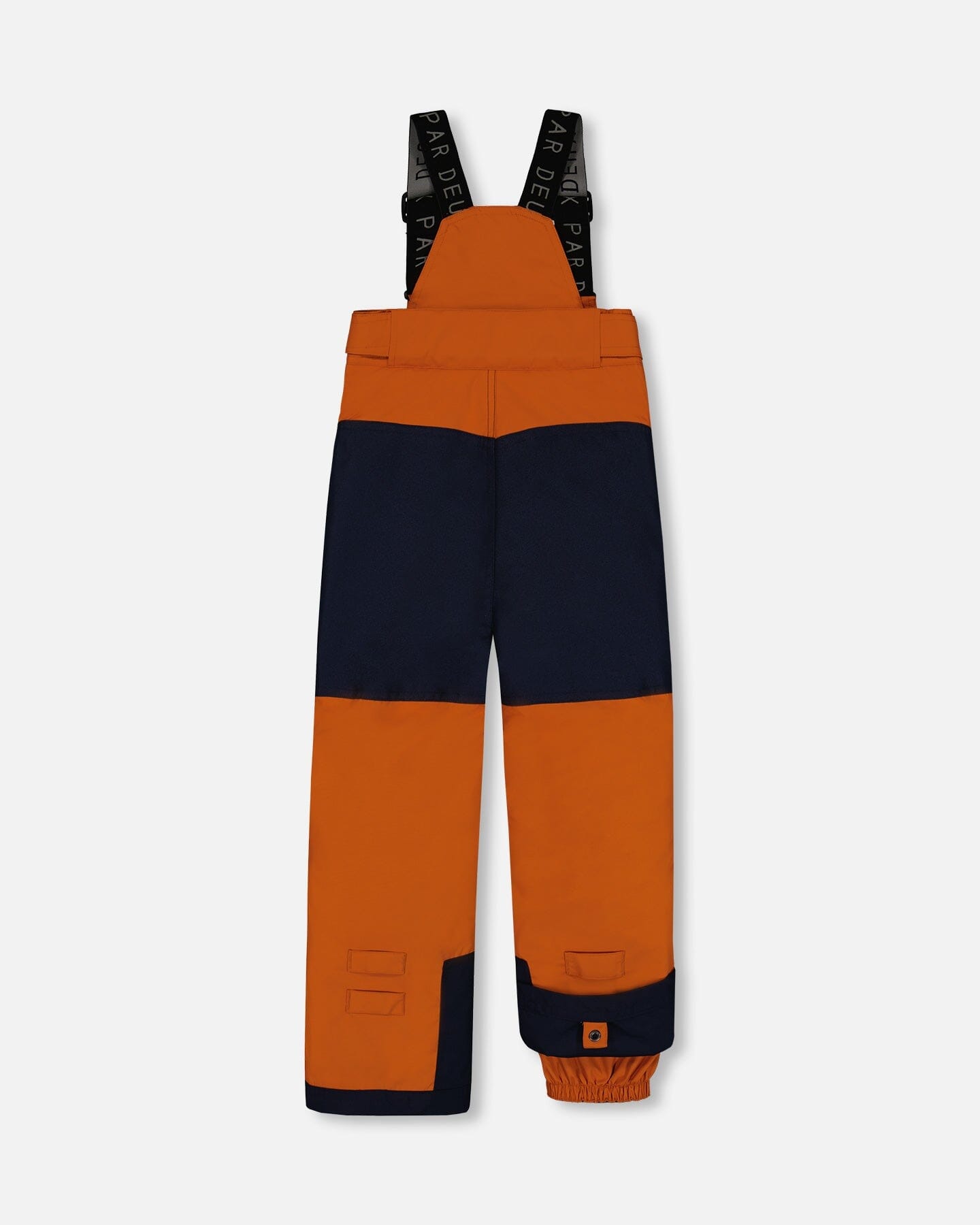 Two Piece Snowsuit Burnt Orange With Printed Animals And Glaciers by Deux par Deux