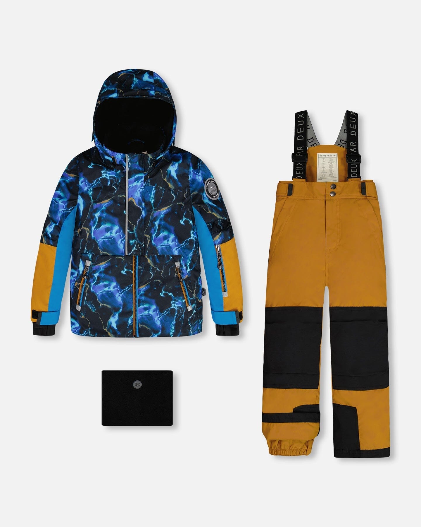 Two Piece Snowsuit Spice And Printed Storm by Deux par Deux