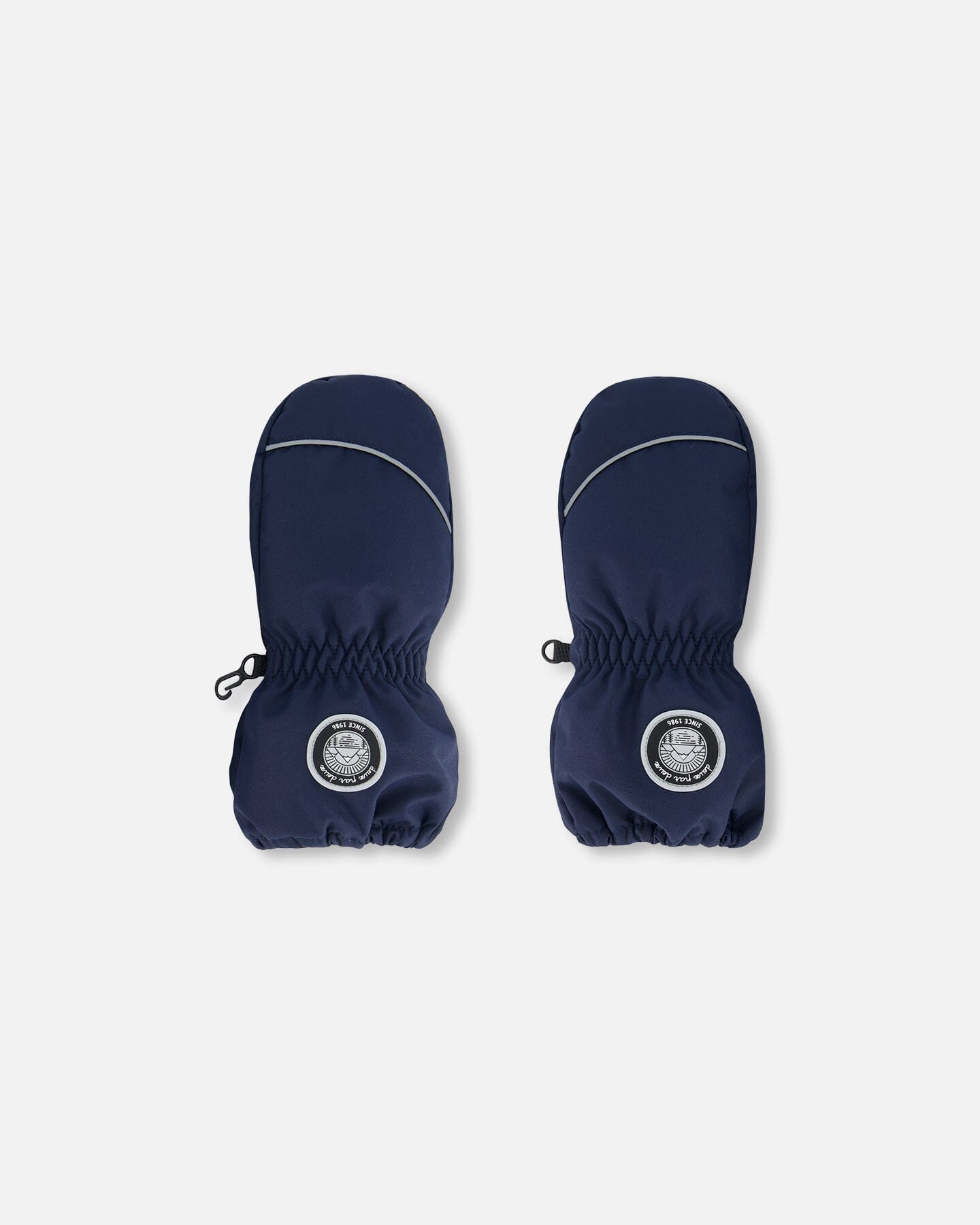 Solid Mittens Navy by Deux par Deux