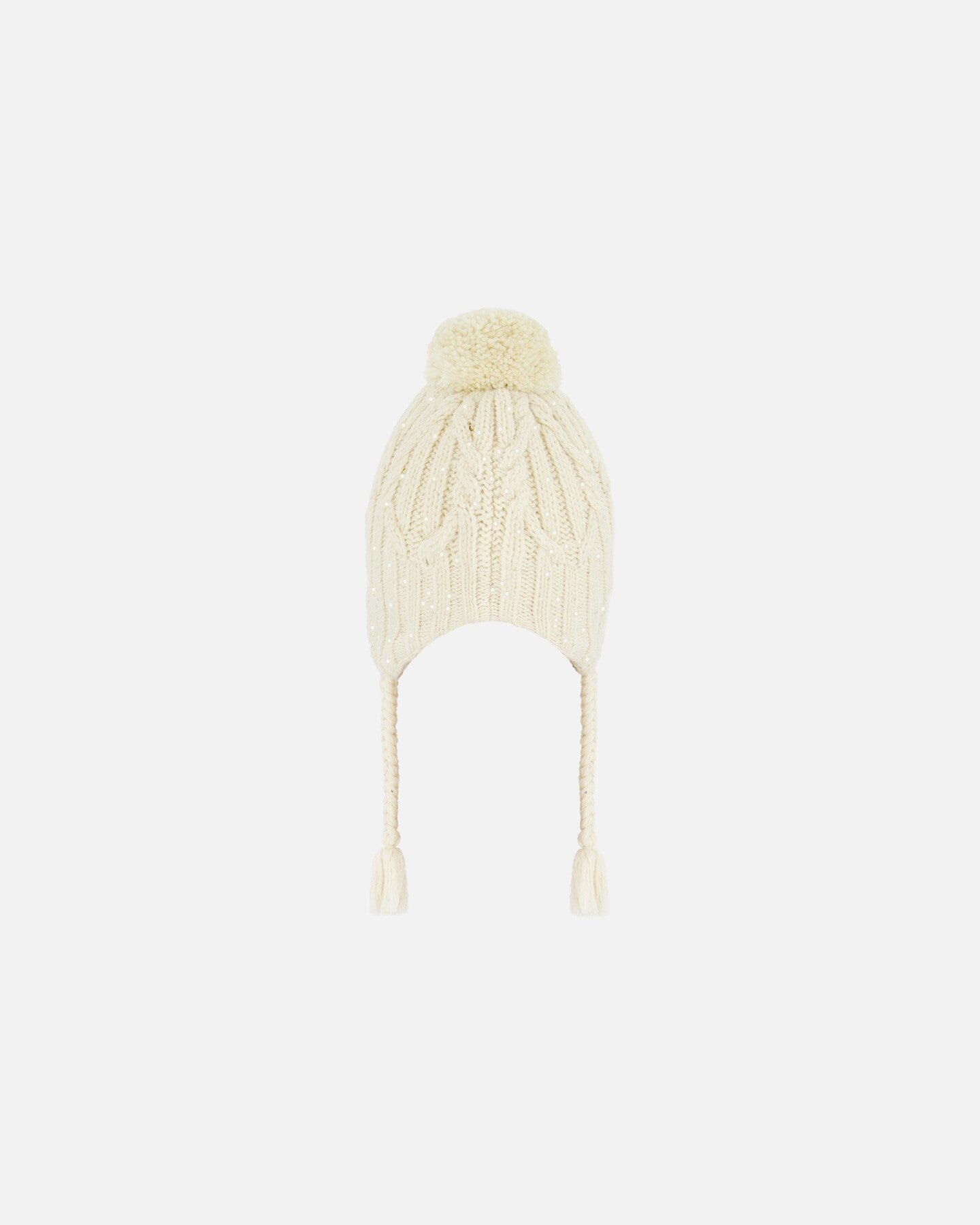 Peruvian Knit Hat Off White by Deux par Deux