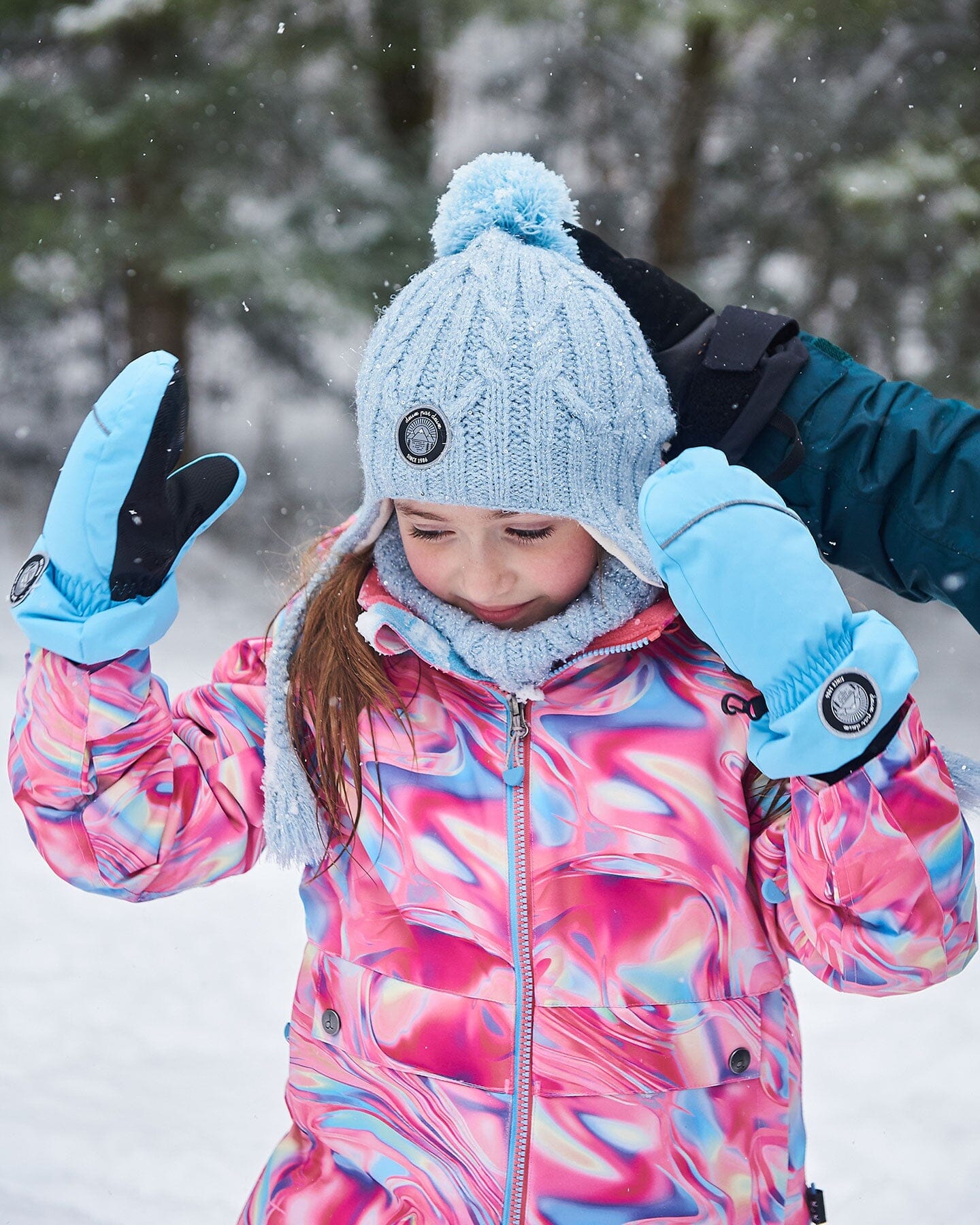 Peruvian Knit Hat Air Blue by Deux par Deux