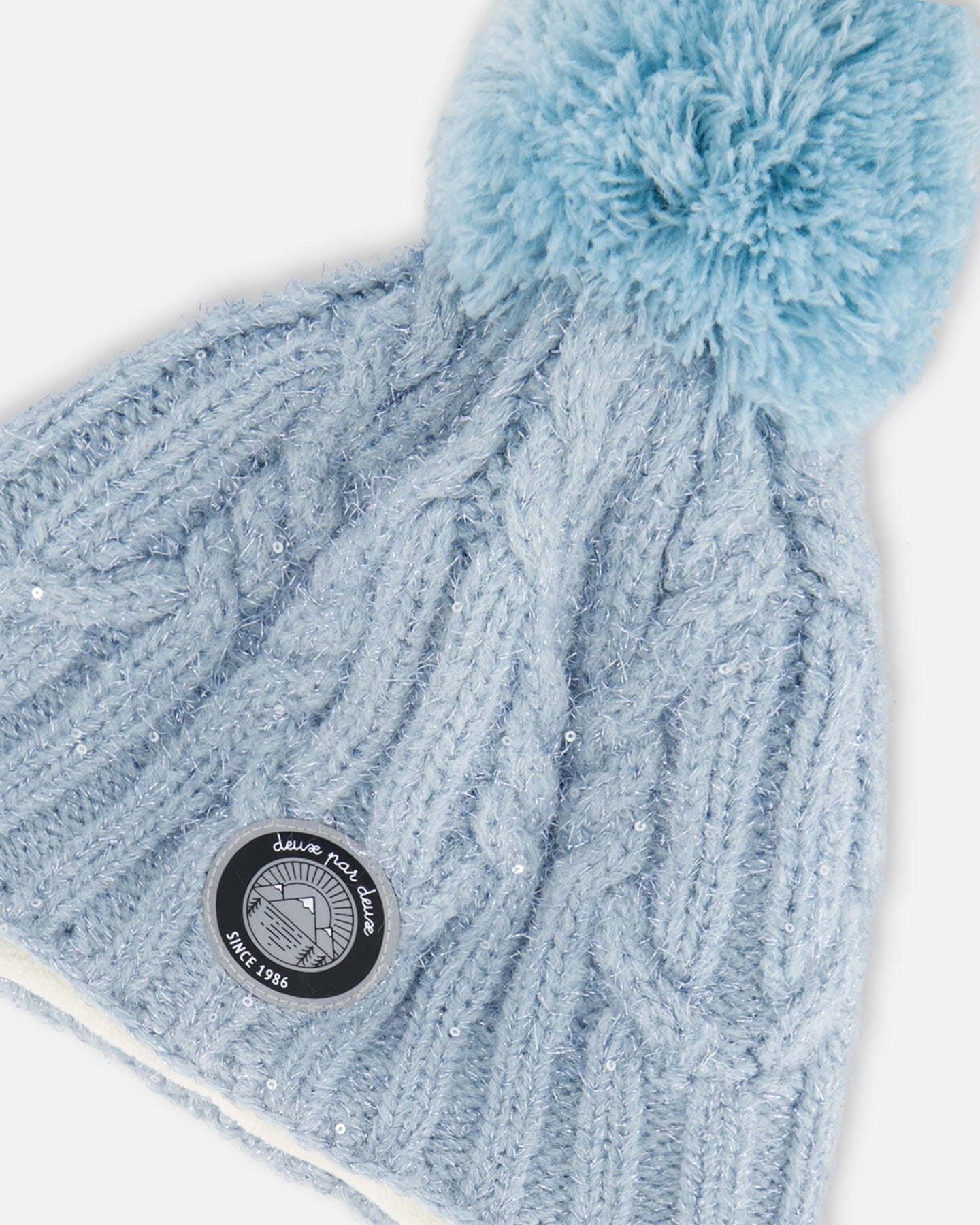 Peruvian Knit Hat Air Blue by Deux par Deux