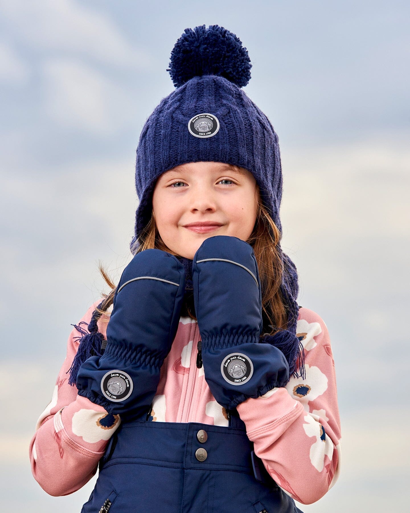 Peruvian Knit Hat Navy by Deux par Deux