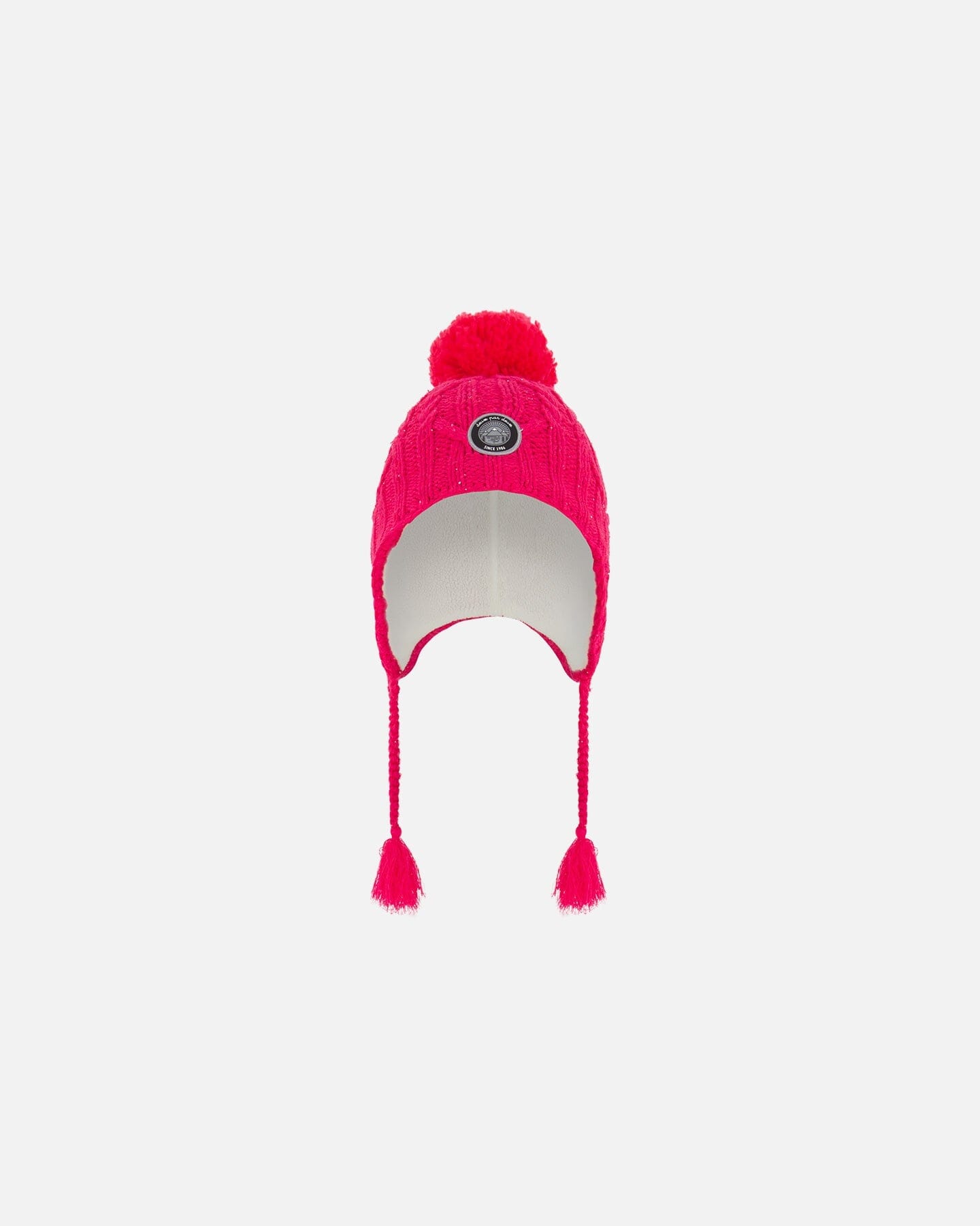 Peruvian Knit Hat Fuschia Pink by Deux par Deux