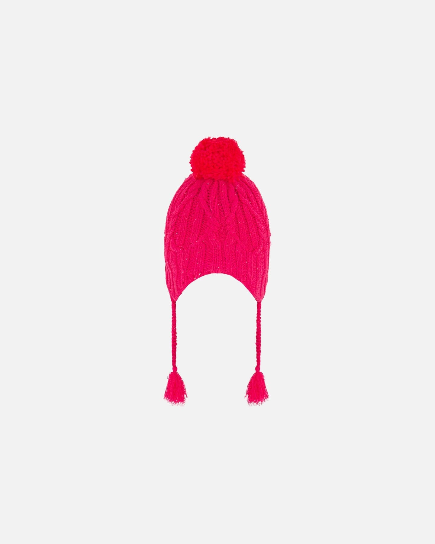 Peruvian Knit Hat Fuschia Pink by Deux par Deux