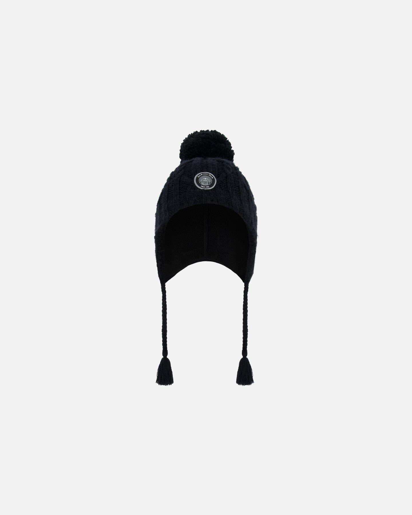 Peruvian Knit Hat Black by Deux par Deux