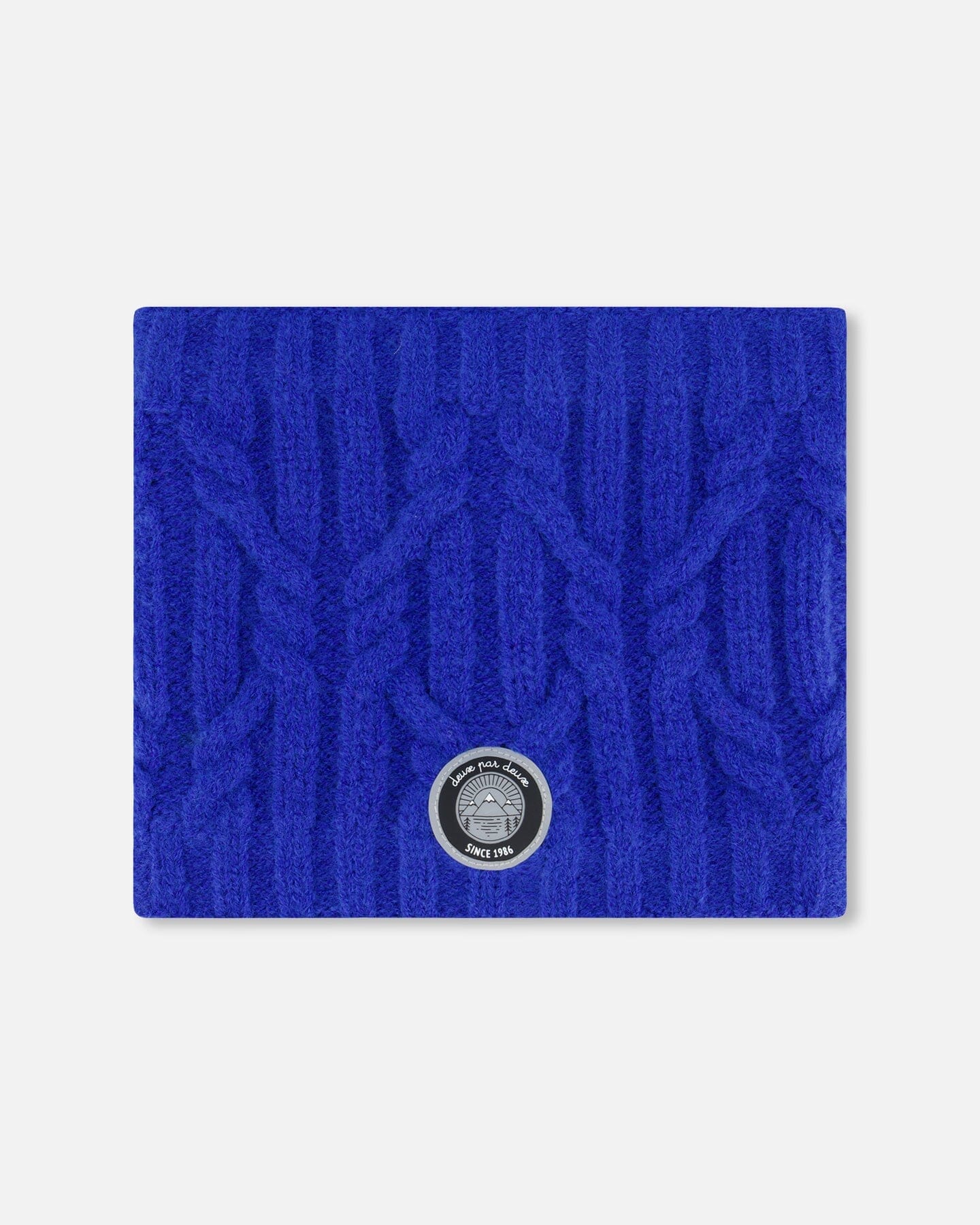 Knit Neckwarmer Royal Blue by Deux par Deux