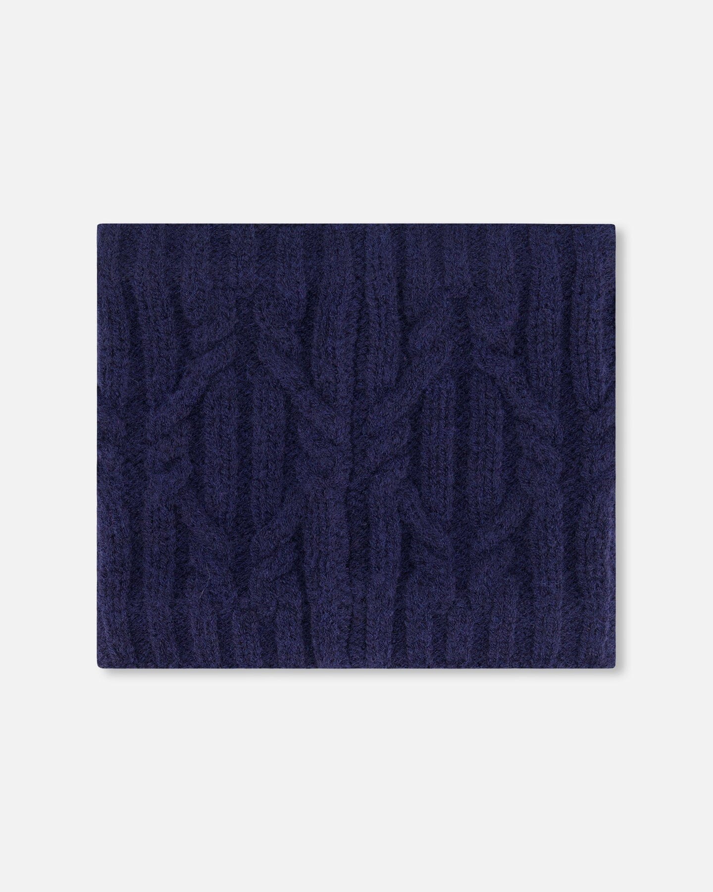 Knit Neckwarmer Navy by Deux par Deux