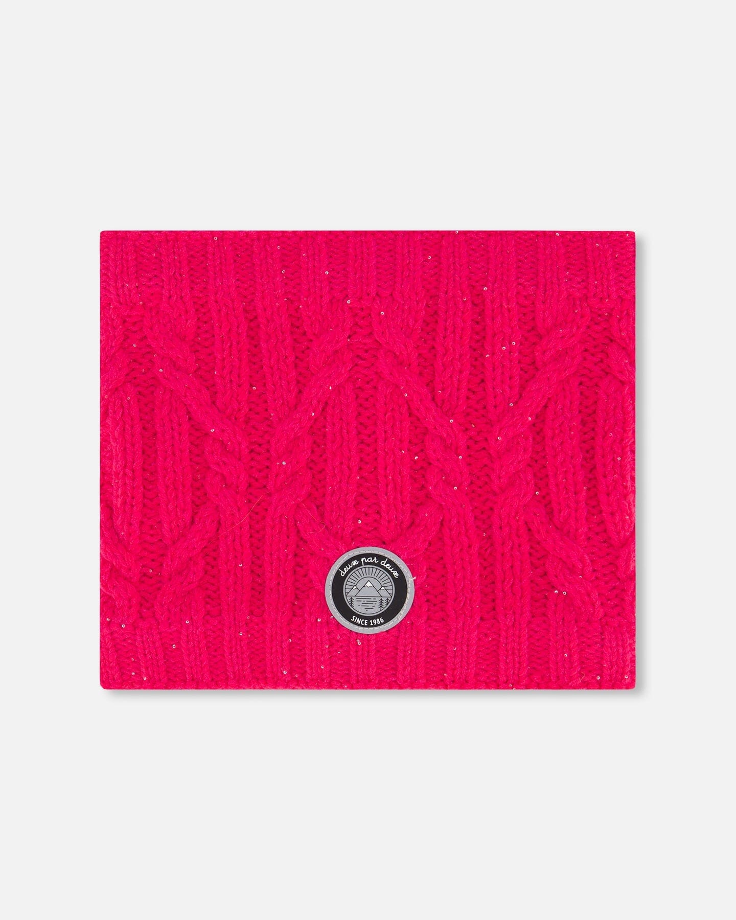 Knit Neckwarmer Fuschia Pink by Deux par Deux