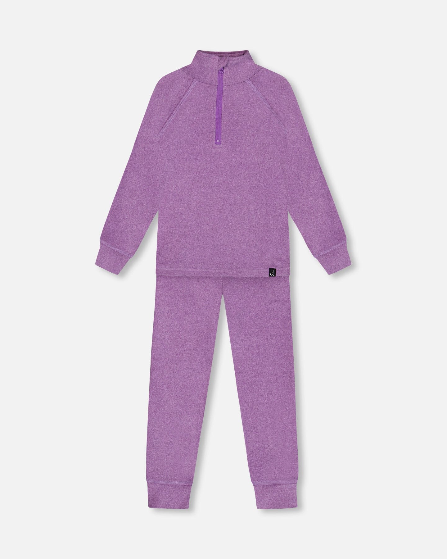 Two Piece Thermal Underwear Set Purple by Deux par Deux