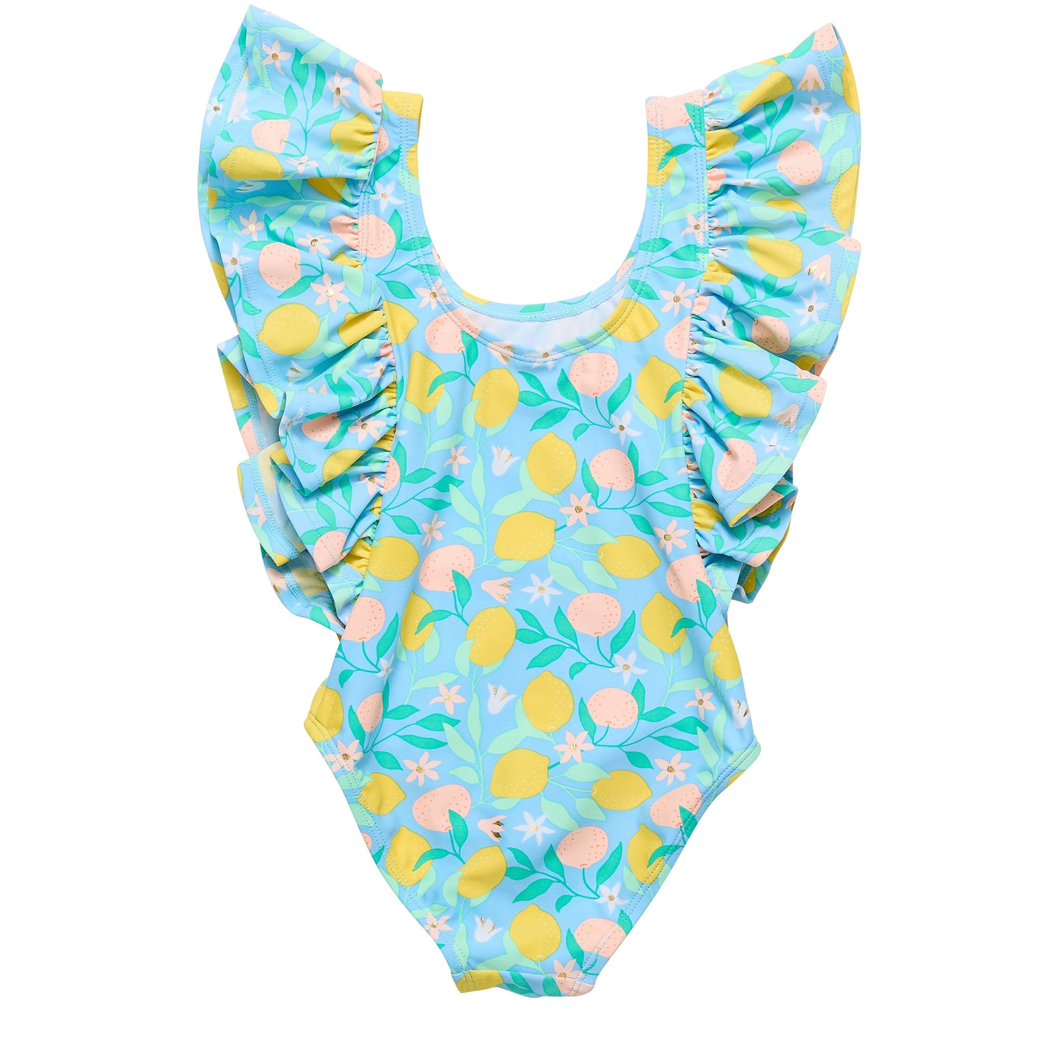 Lemon Drops Wide Frill Swimsuit