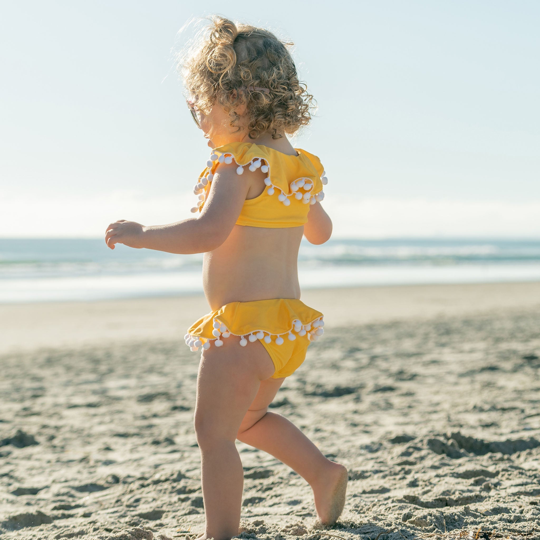 Hello Yellow Flounce Bikini