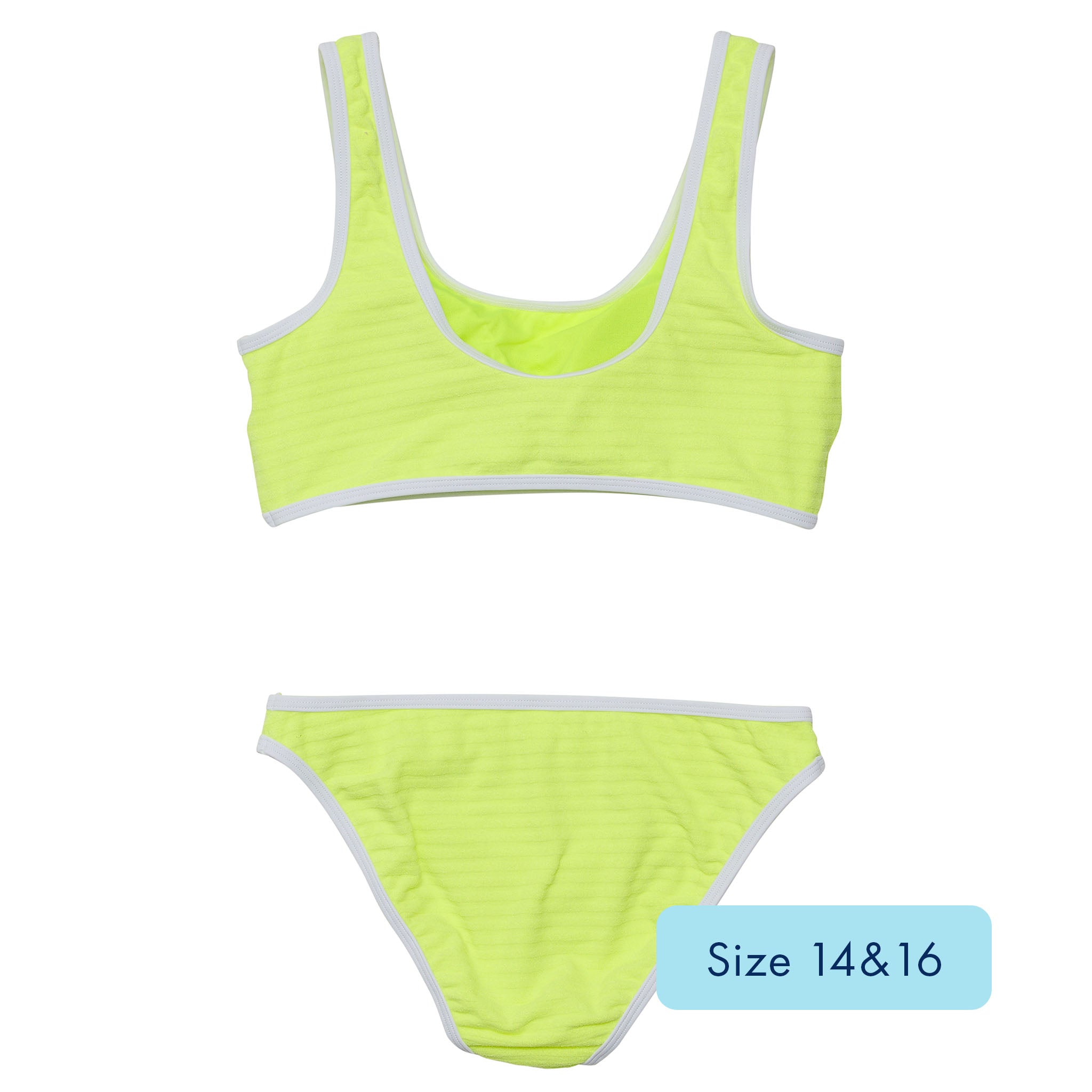 Citron Zest Crop Bikini