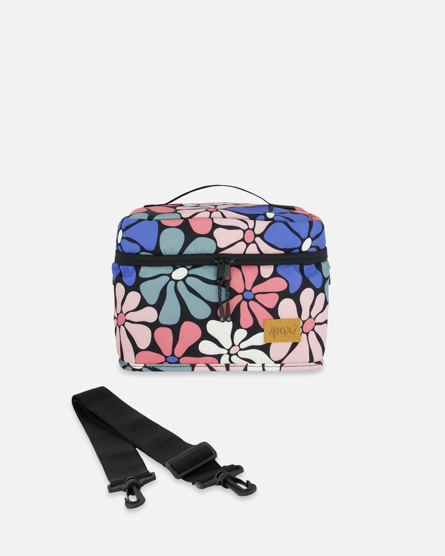 Lunch Box Printed Retro Flowers by Deux par Deux