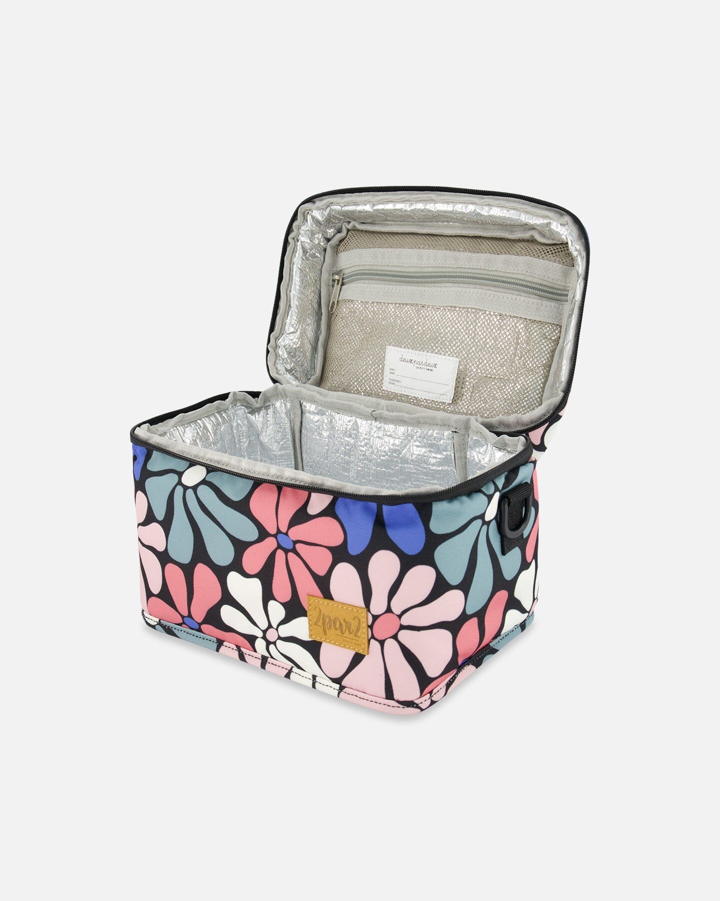 Lunch Box Printed Retro Flowers by Deux par Deux