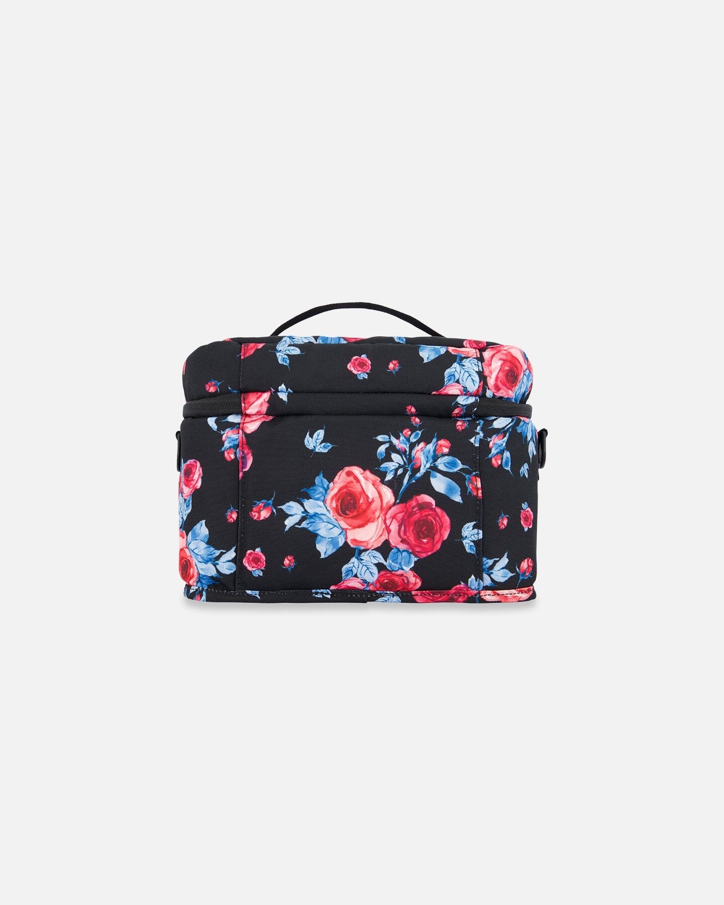 Lunch Box Black Printed Roses by Deux par Deux