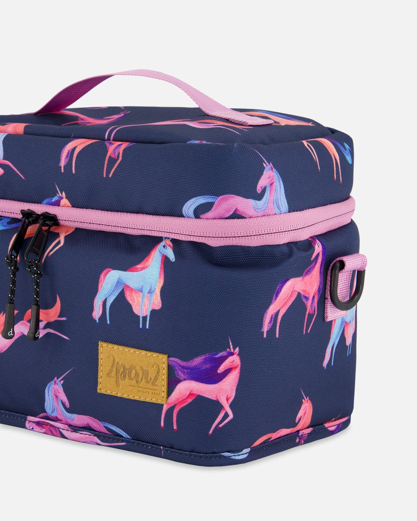 Lunch Box Navy Printed Unicorn by Deux par Deux