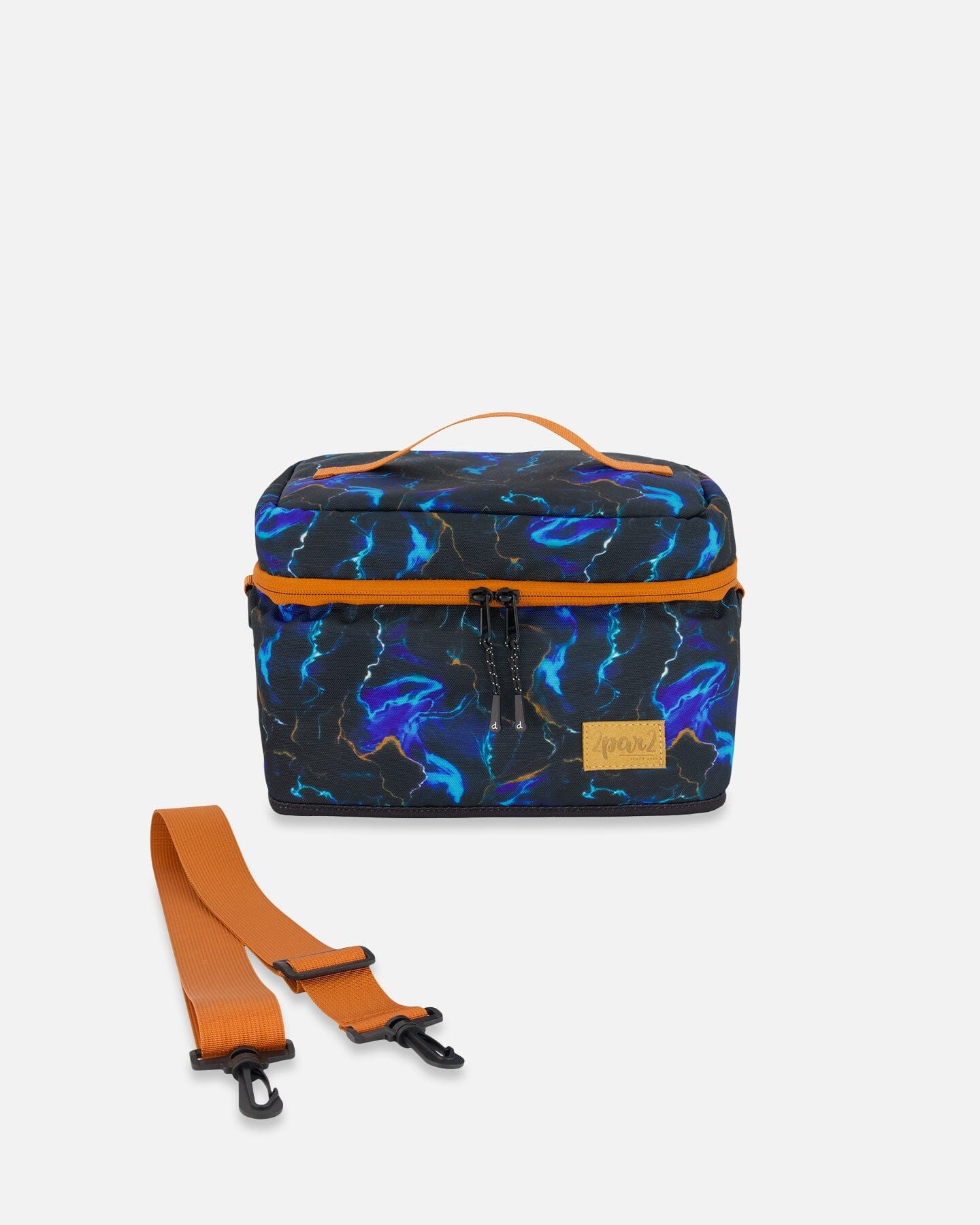 Lunch Box Black Printed Storm by Deux par Deux