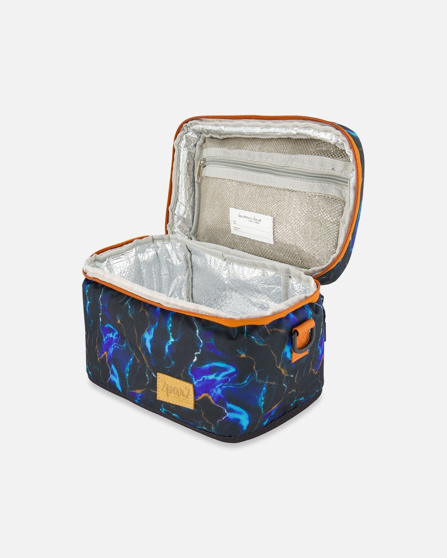 Lunch Box Black Printed Storm by Deux par Deux