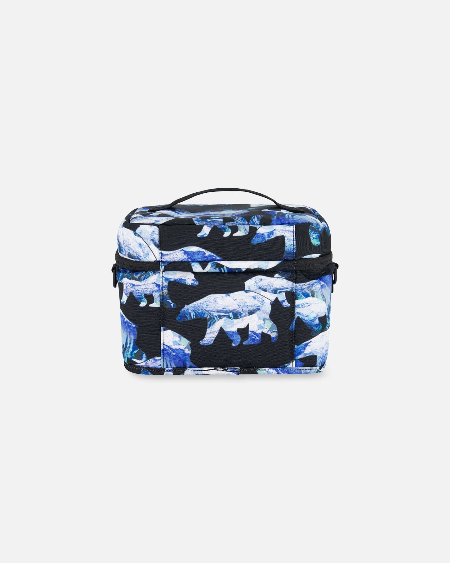 Lunch Box Black Printed Polar Bears by Deux par Deux