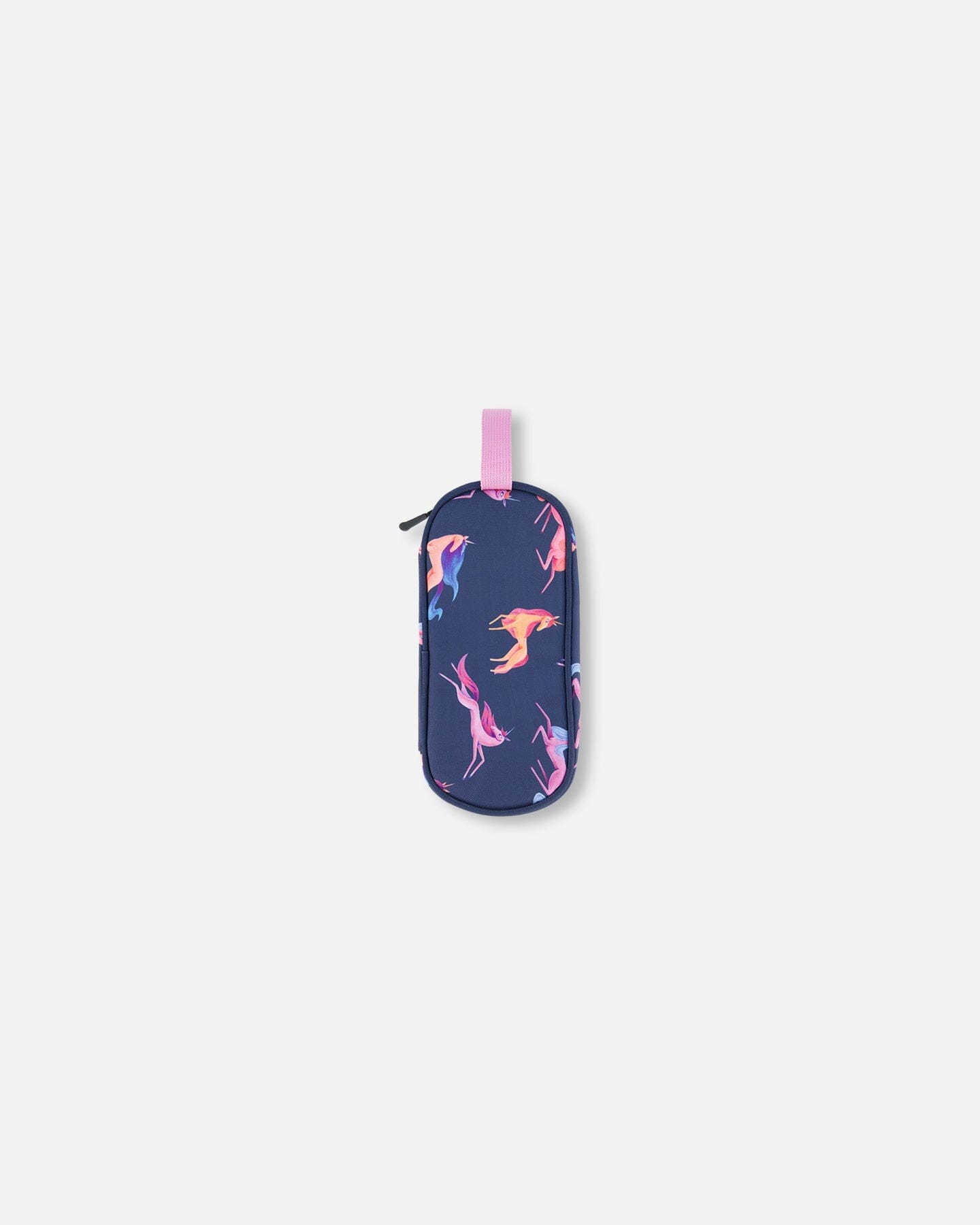 Pencil Case Navy Printed Unicorn by Deux par Deux