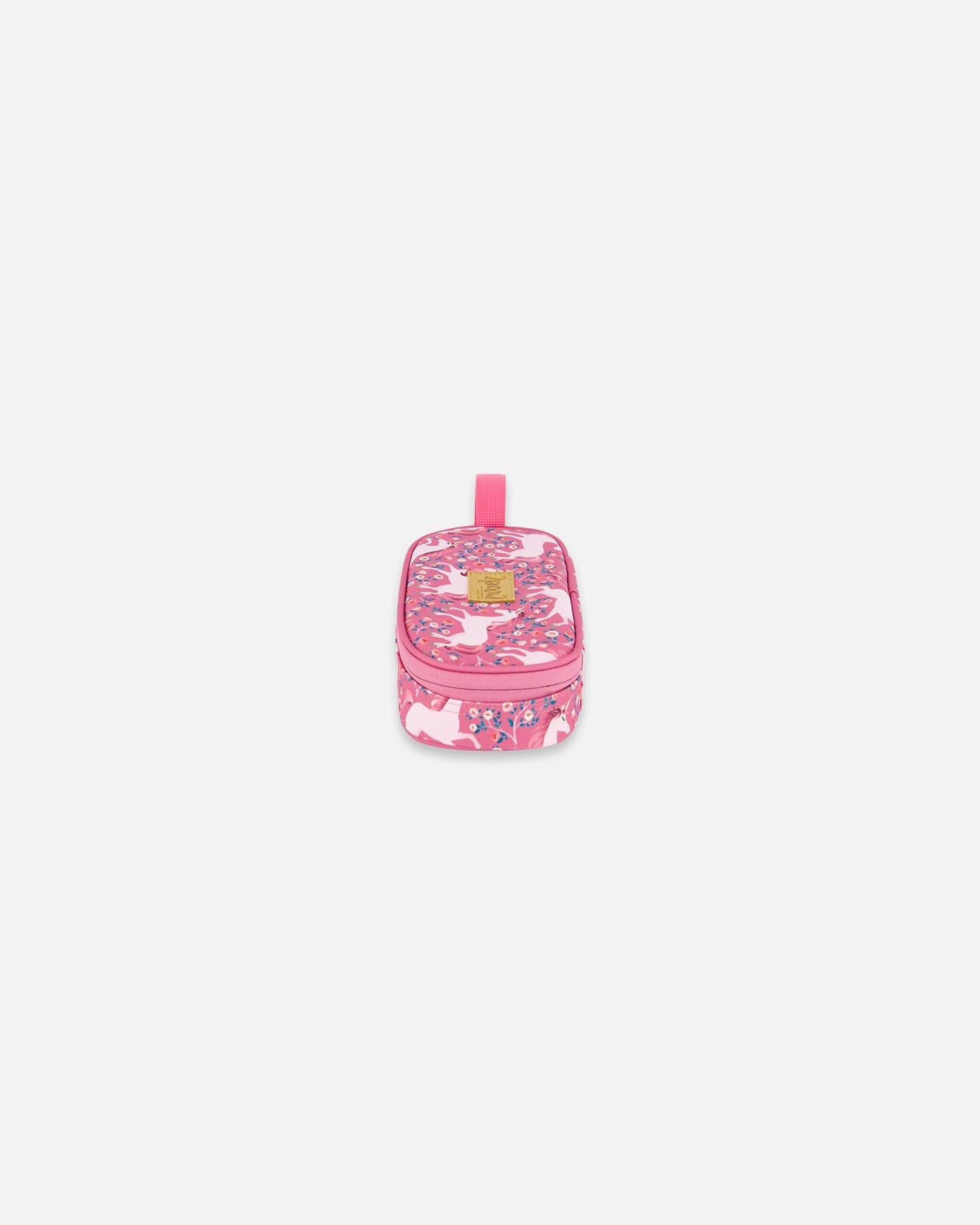 Pencil Case Pink Printed Unicorn by Deux par Deux