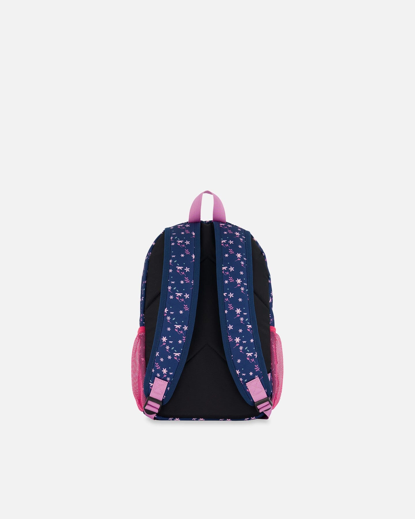 Toddler Backpack Navy Blue Printed Kitten by Deux par Deux