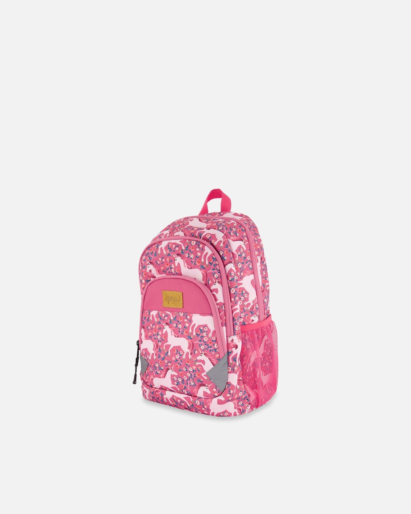 Toddler Backpack Pink Printed Unicorn by Deux par Deux