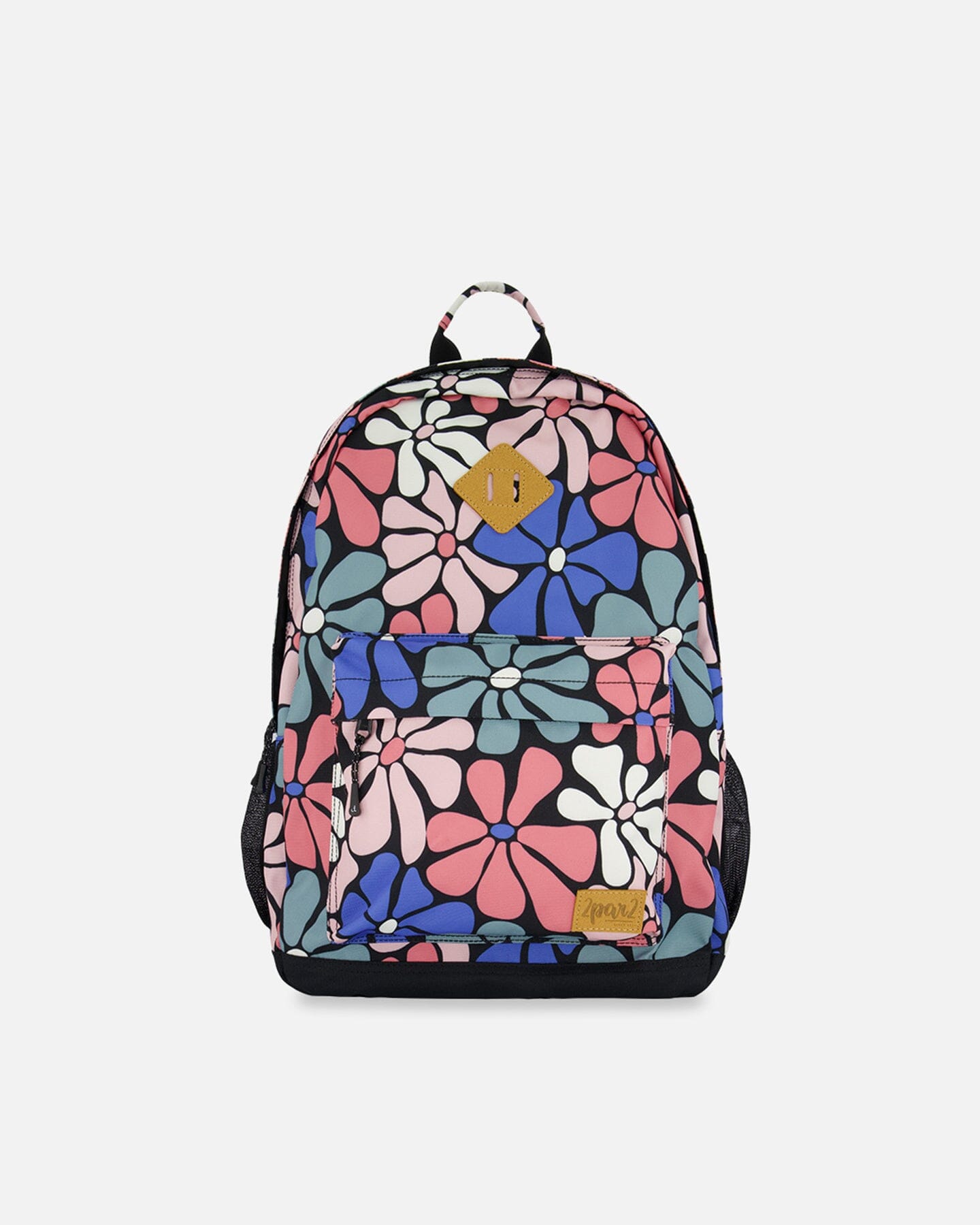 Backpack Printed Retro Flowers by Deux par Deux