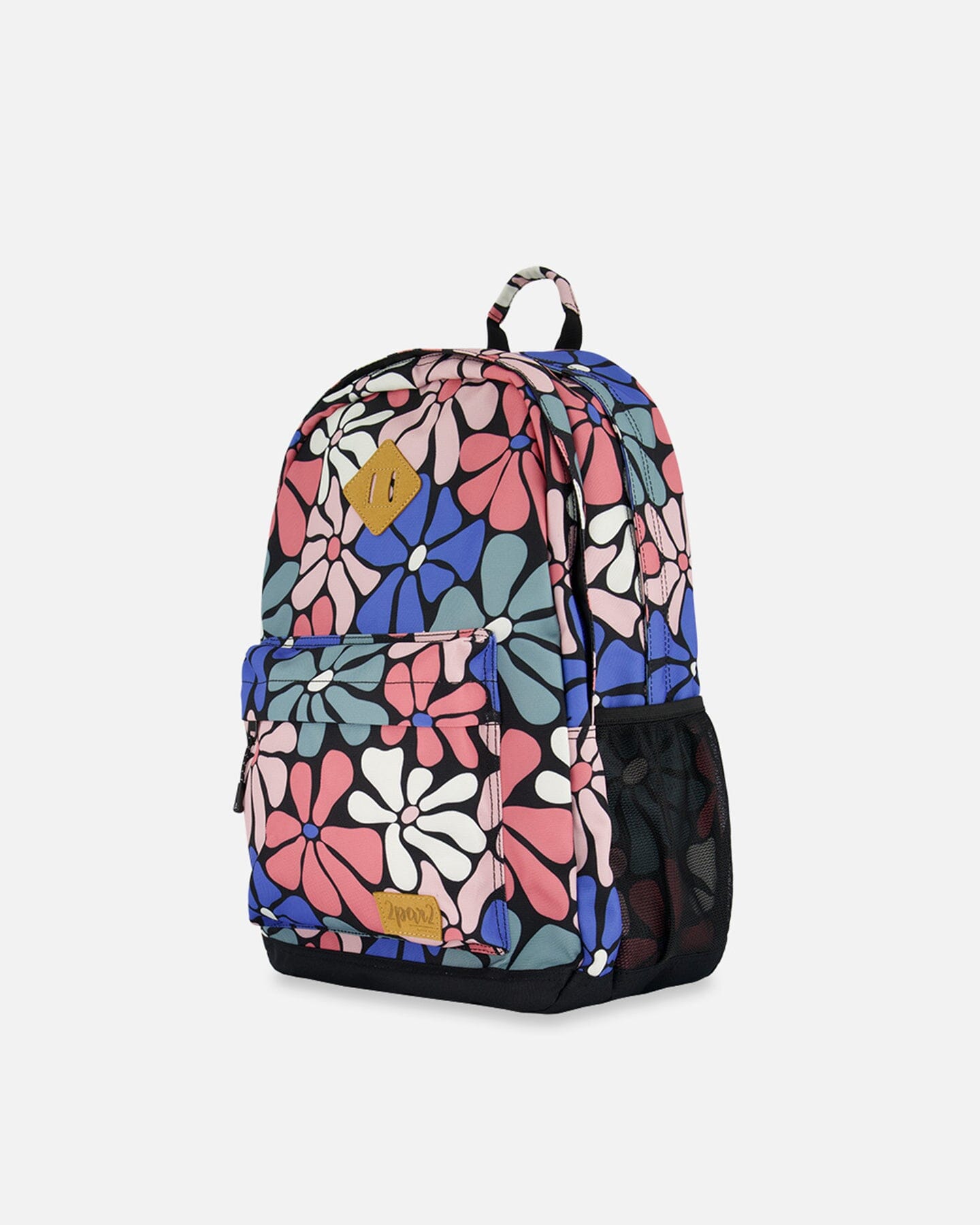 Backpack Printed Retro Flowers by Deux par Deux