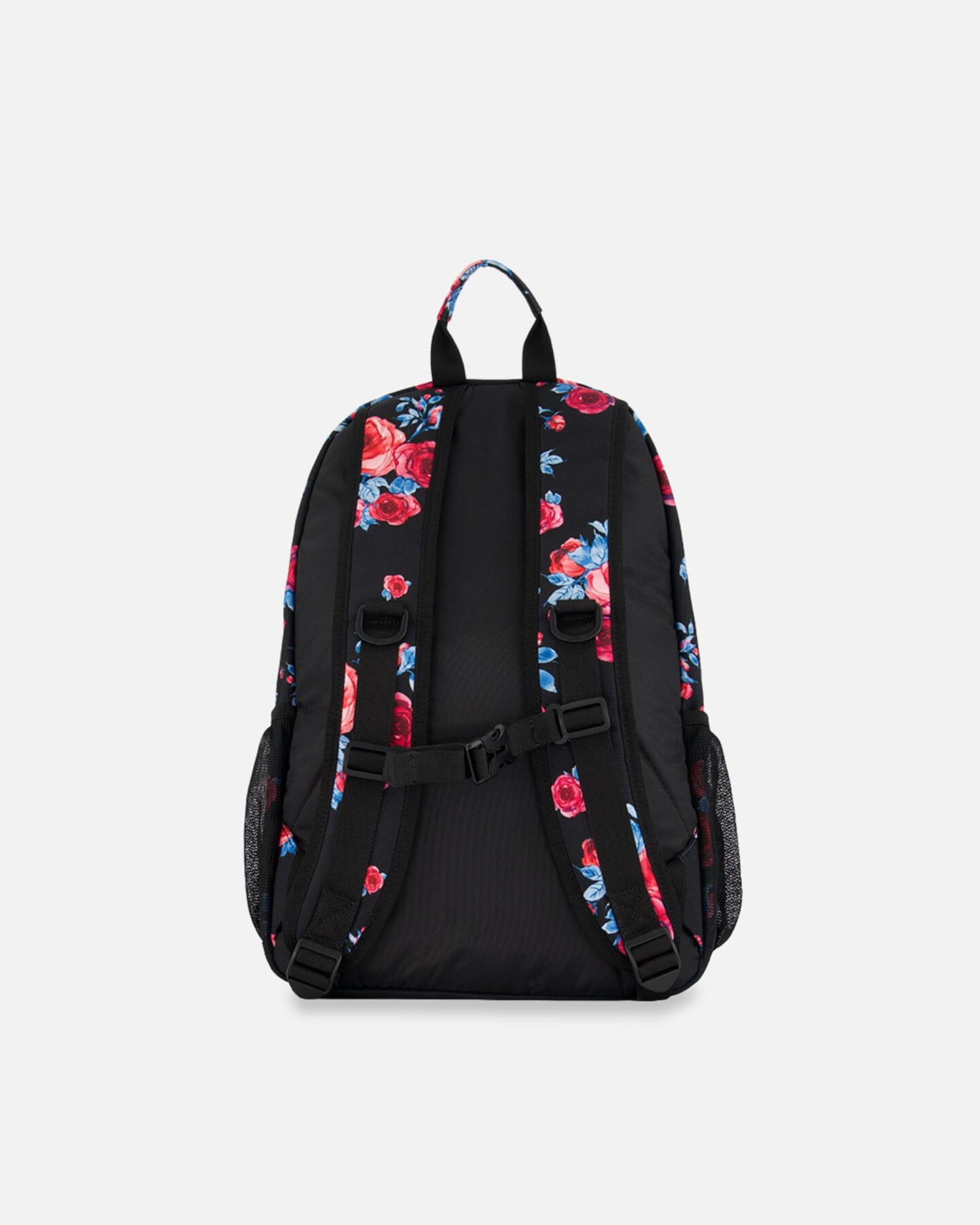 Backpack Black Printed Roses by Deux par Deux