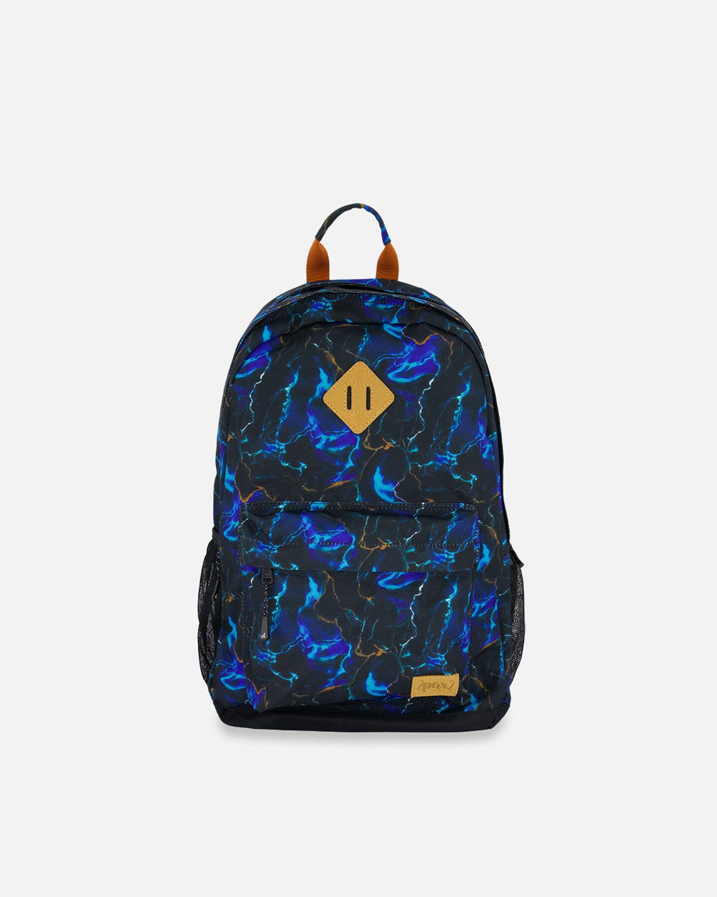 Backpack Black Printed Storm by Deux par Deux