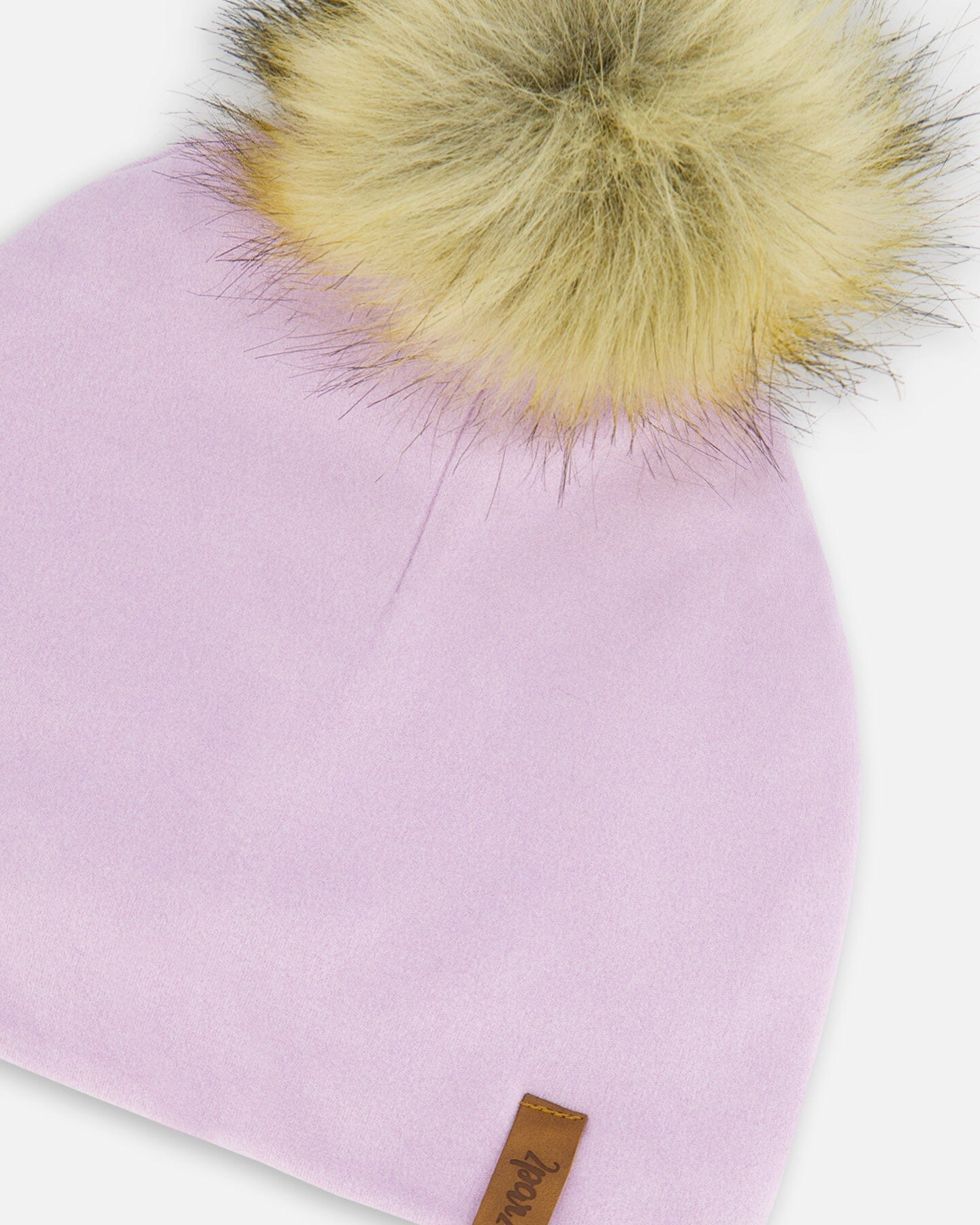 Mid-Season Jersey Detachable Pompom Hat Lilac by Deux par Deux