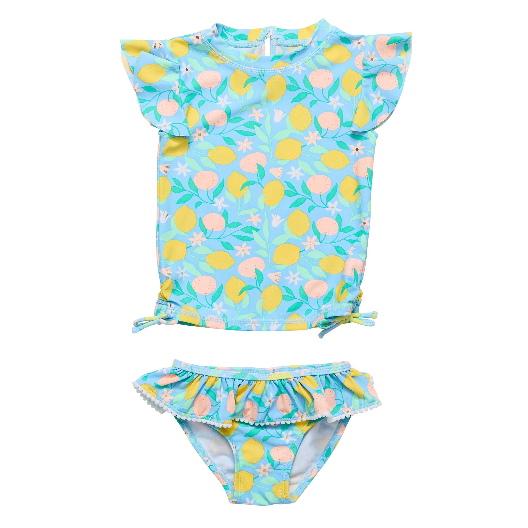 Lemon Drops Ss Ruffle Set