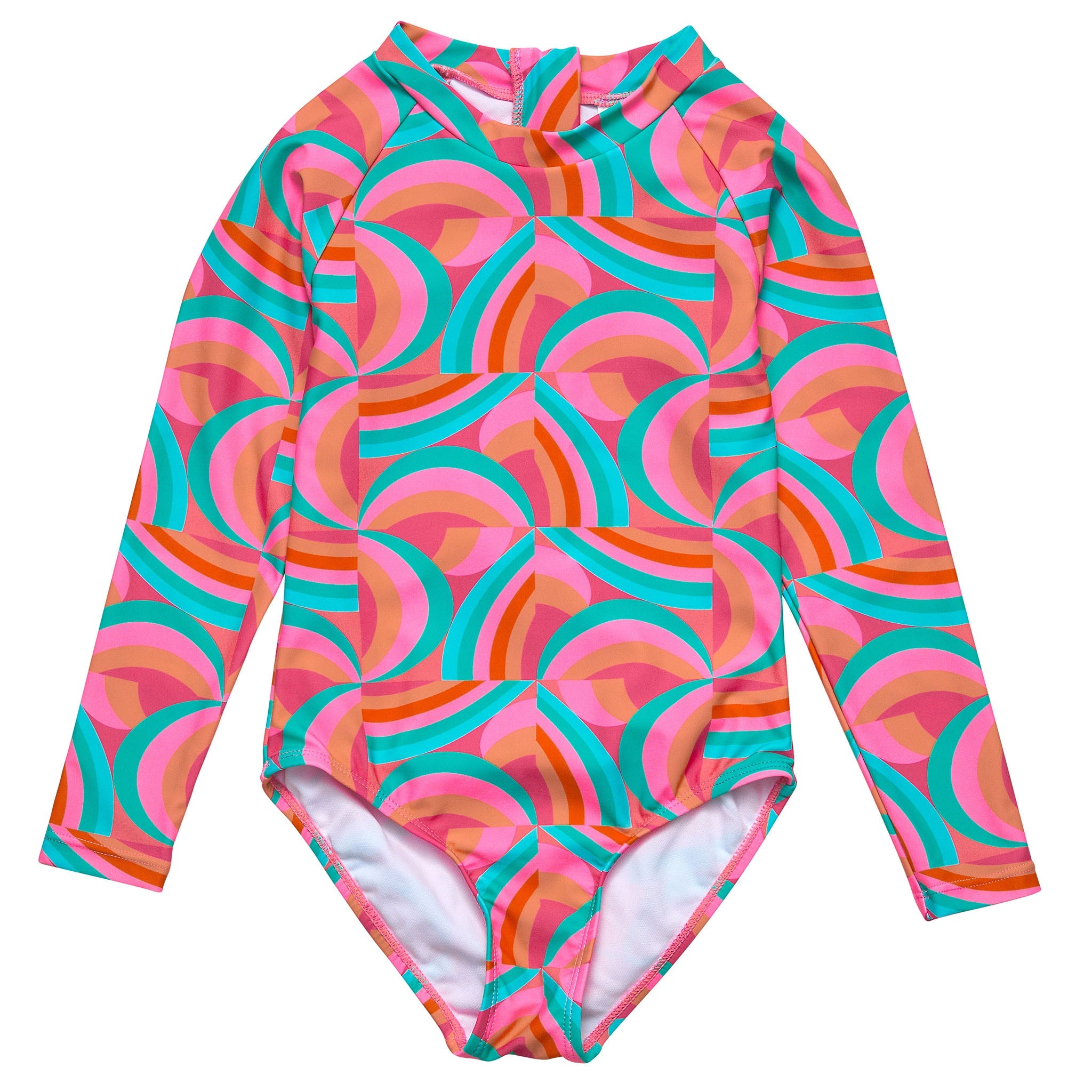 Geo Melon Sustainable Ls Surf Suit