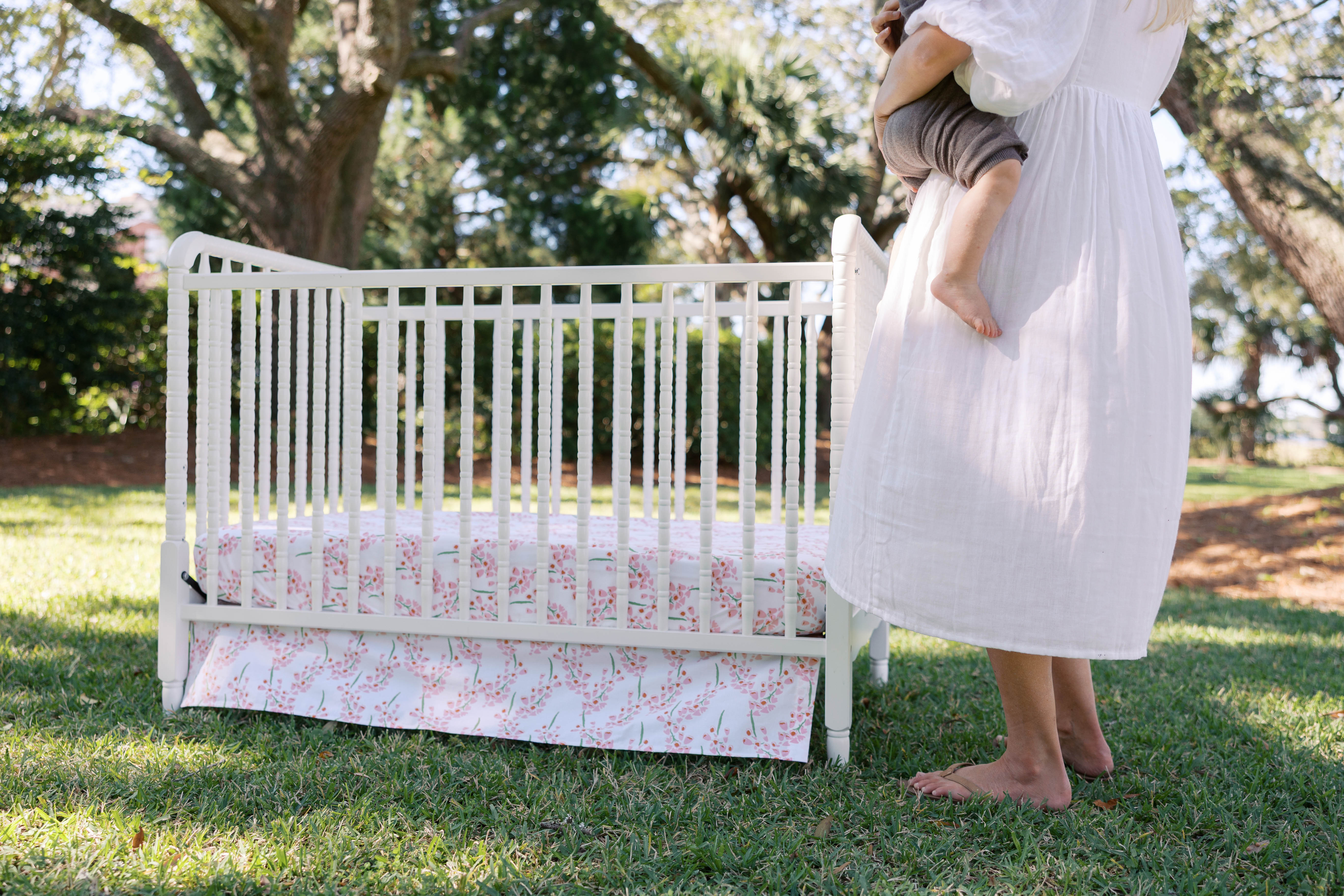 Foxglove Crib Sheet
