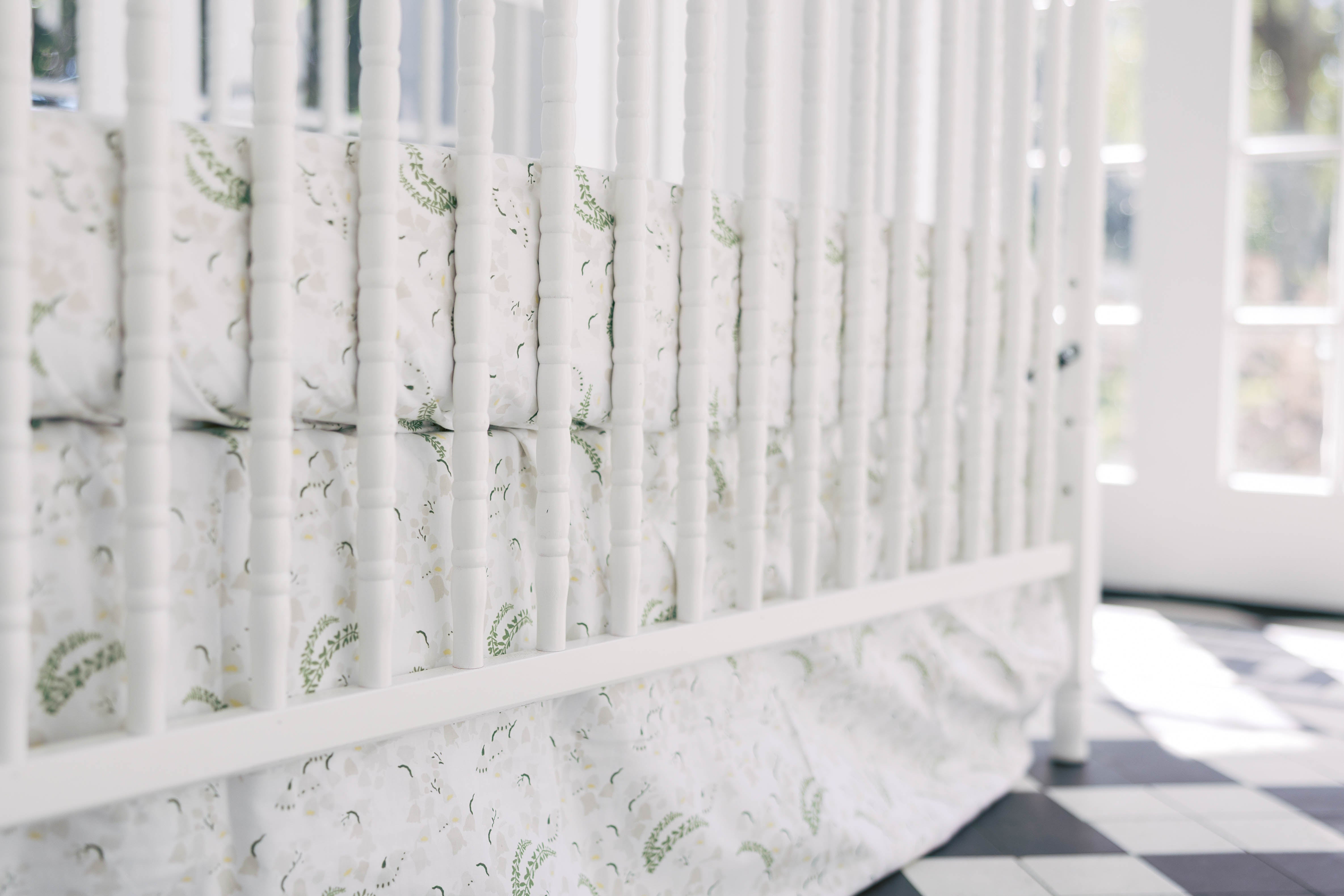 Lily Of The Valley Crib Sheet